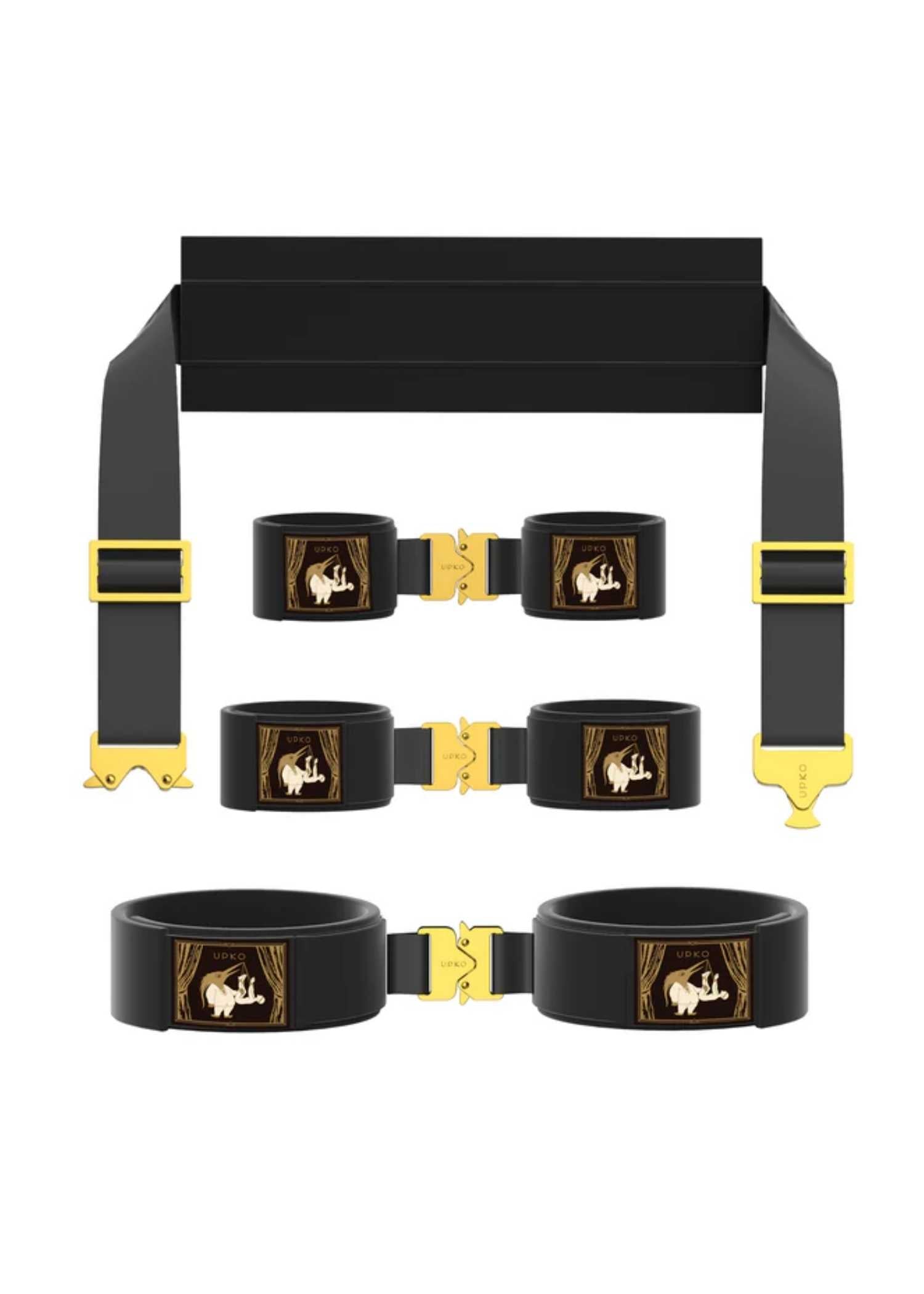 Clack Bondage Restraints Gear (Black)