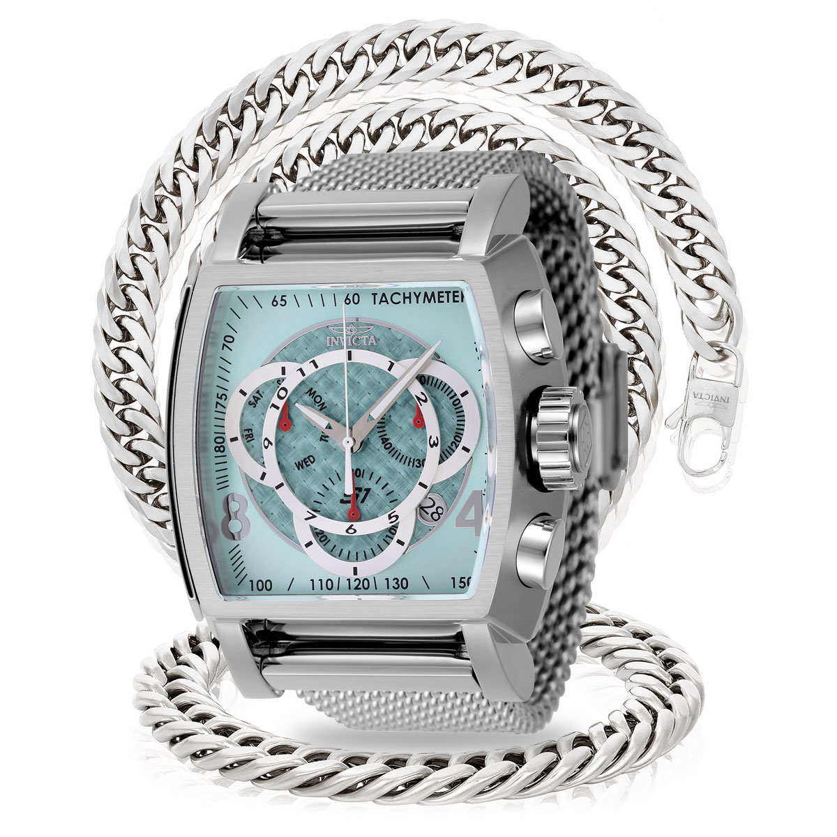 Invicta S1 Rally Swiss Ronda Z60 FE Caliber Men's Watch - 48mm, Steel (46009)