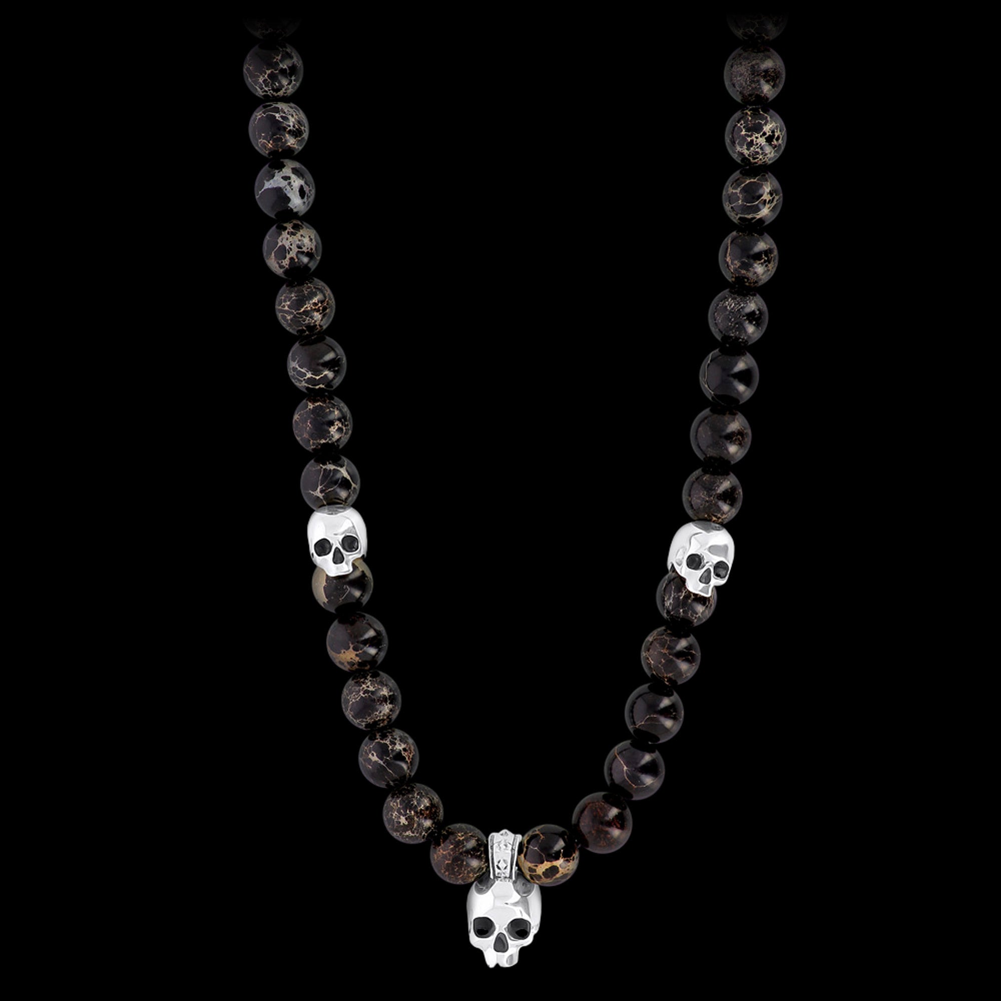 Collier En Jaspe Impérial - Neuf Avec Étiquettes - Pierre Naturelle - Sans Marque