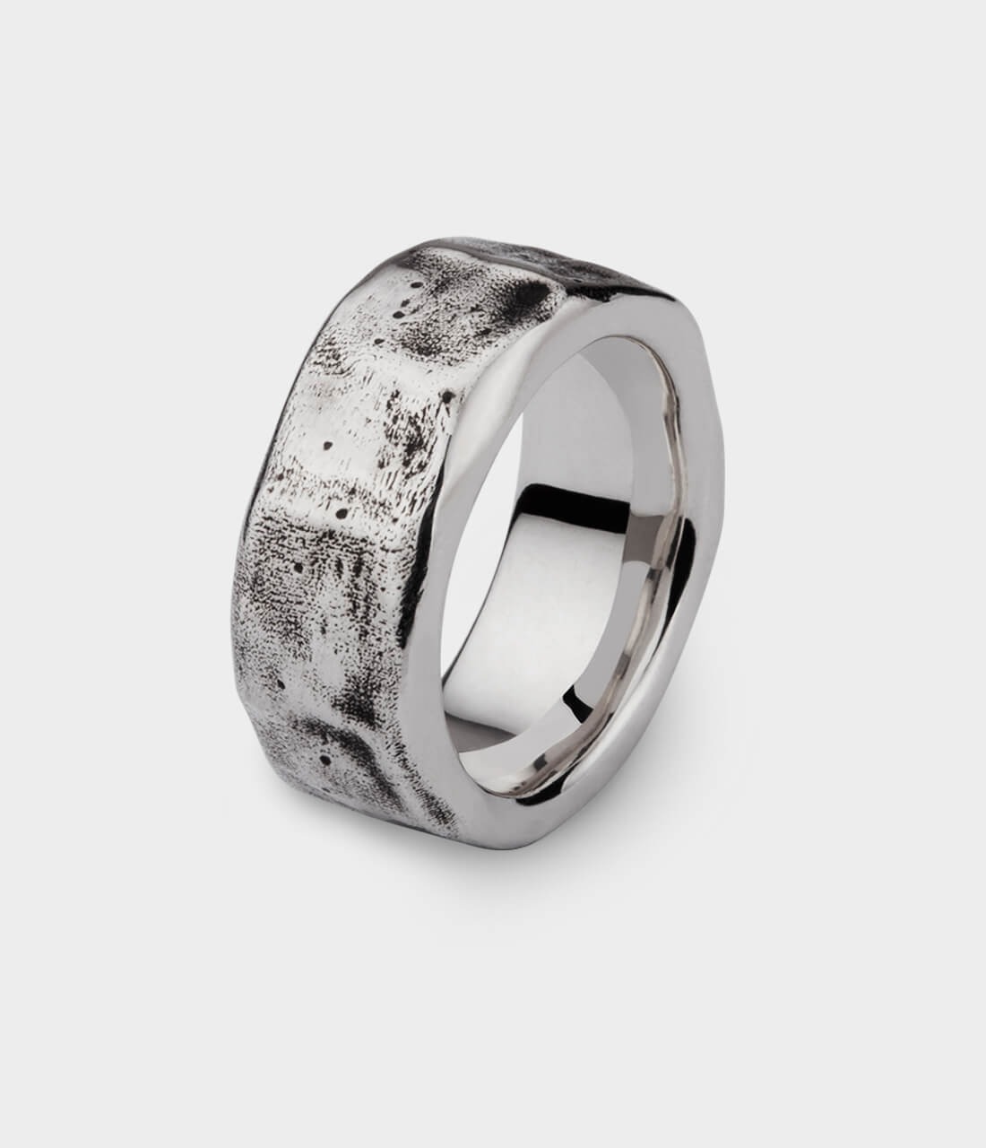 Beaten Wide Ring