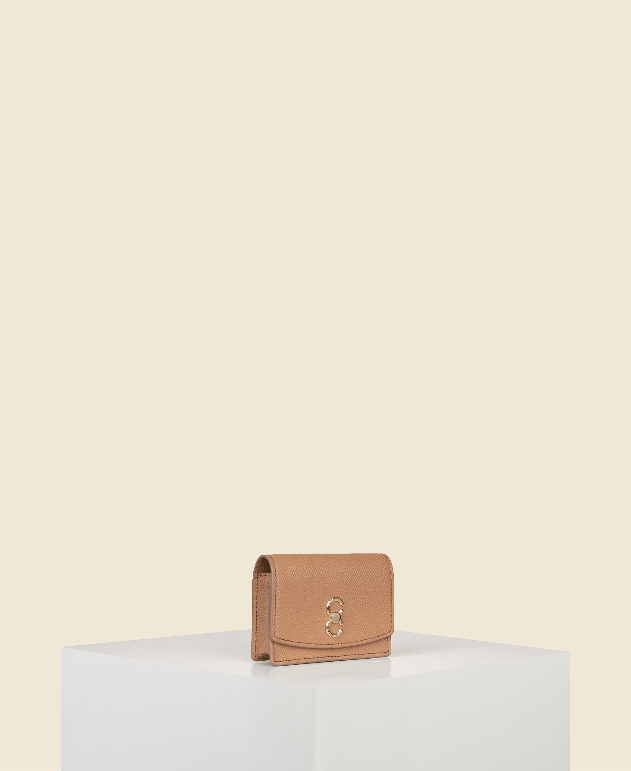 Double-C Cardholder - Camel