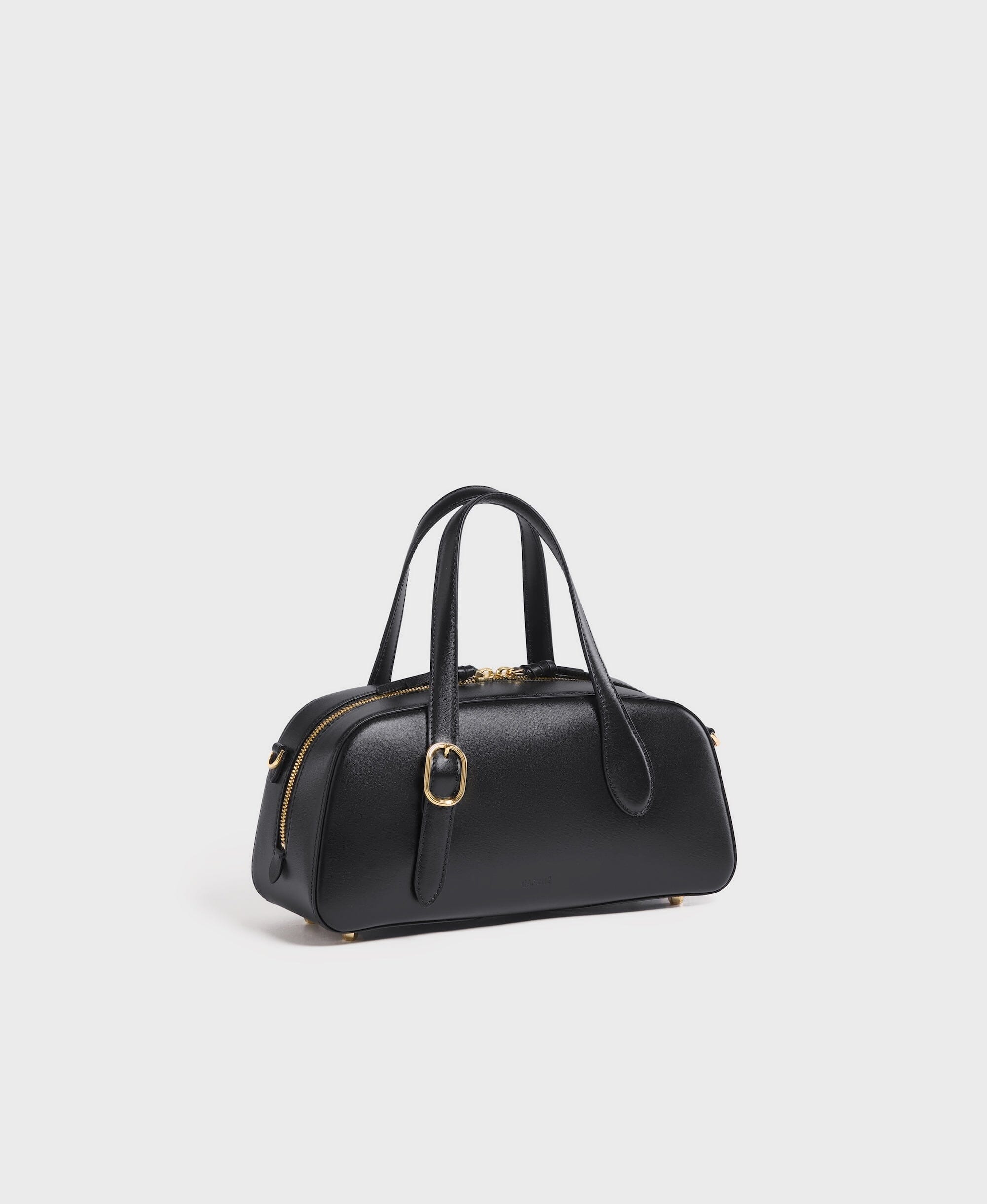 Small Asra Boston Bag - Black