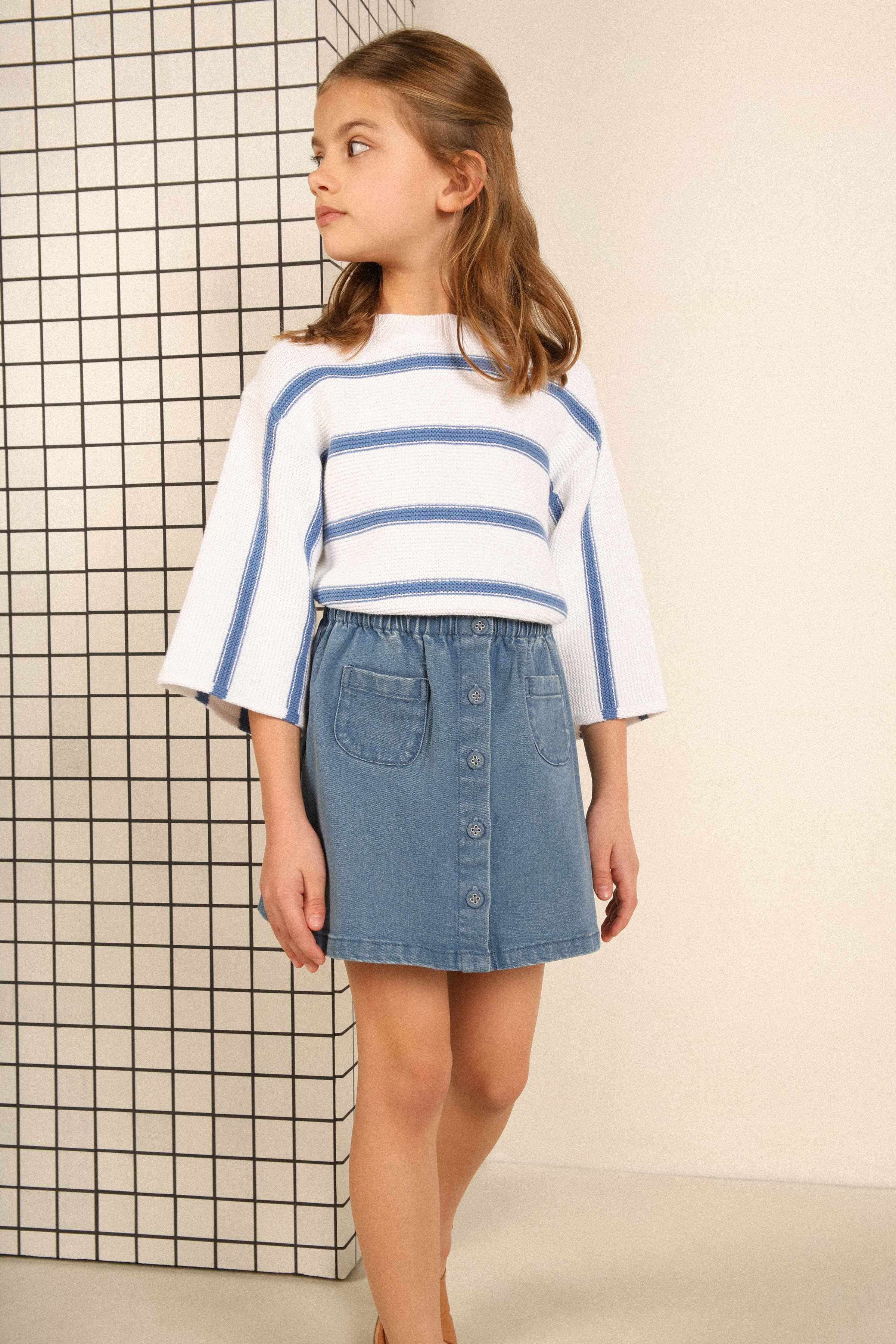 A-line skirt bui DENIM