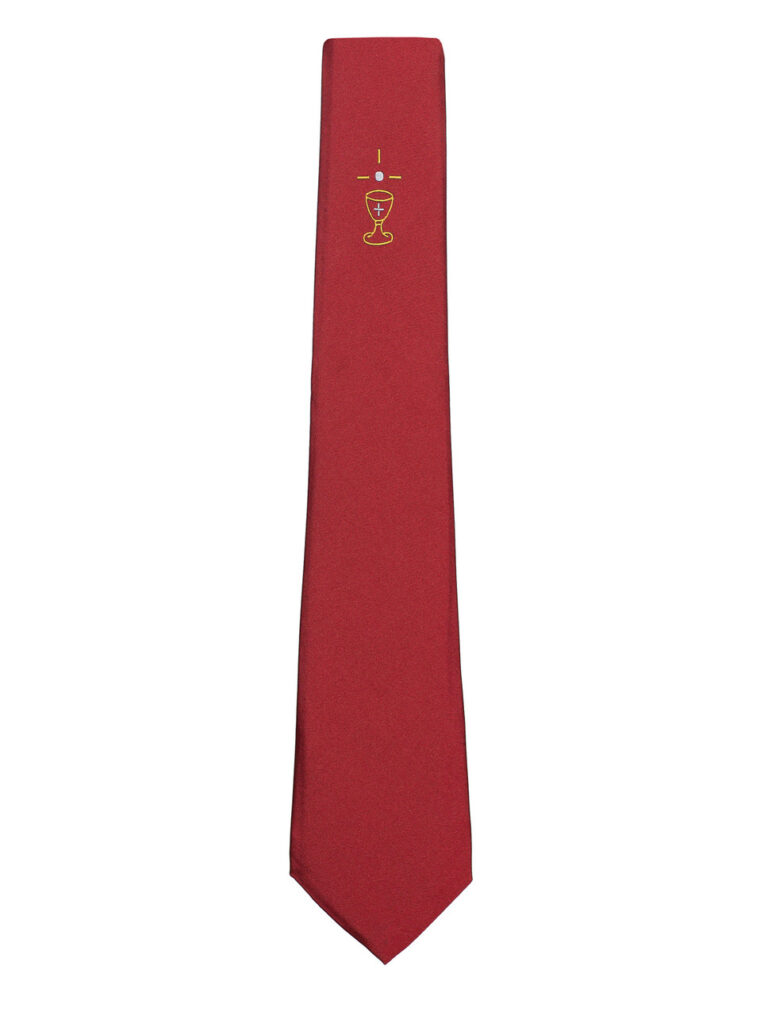 Boys red Communion tie