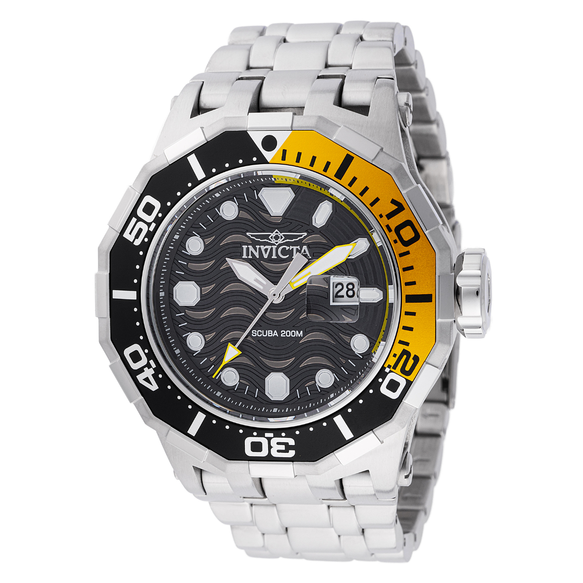 Invicta Pro Diver Wave Men's Watch - 52mm, Steel (47841)