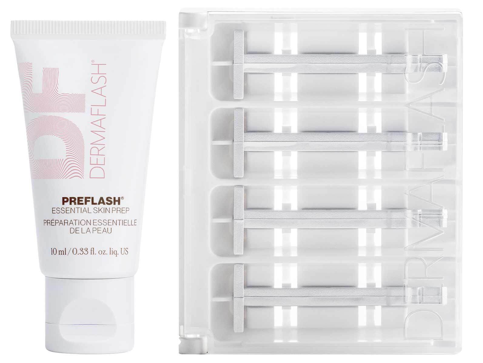 Dermaflash - THE ESSENTIALS + Sonic Dermaplaning Refill Kit - Unisex facial razor blades