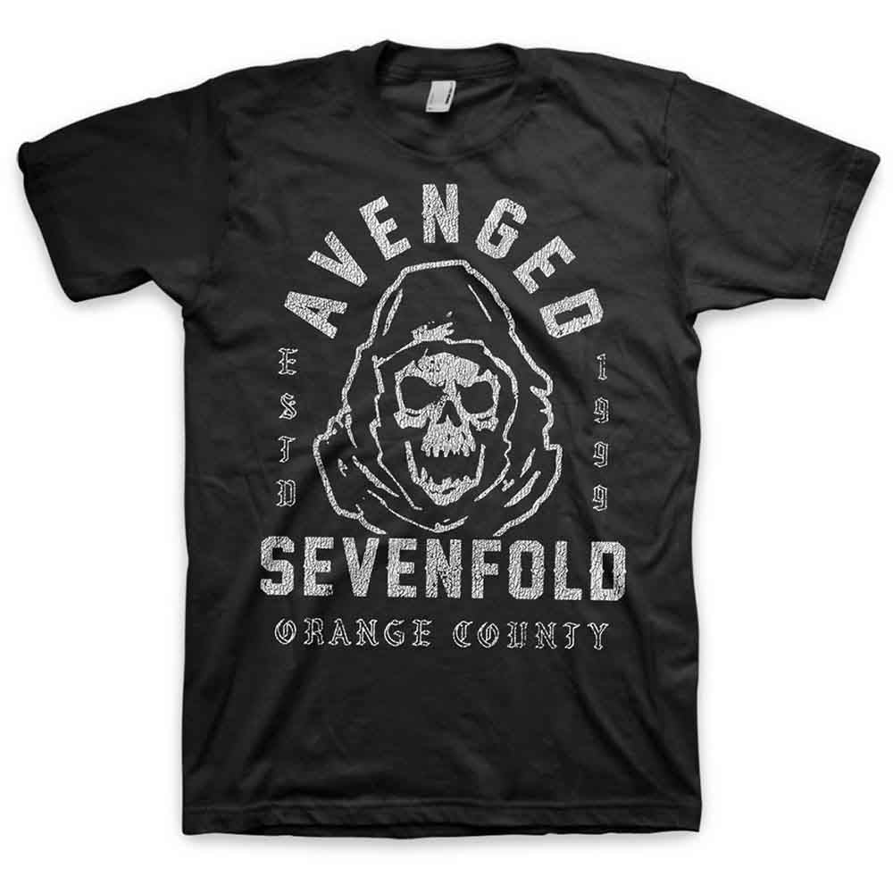 Avenged Sevenfold T Shirt - So Grim Orange County