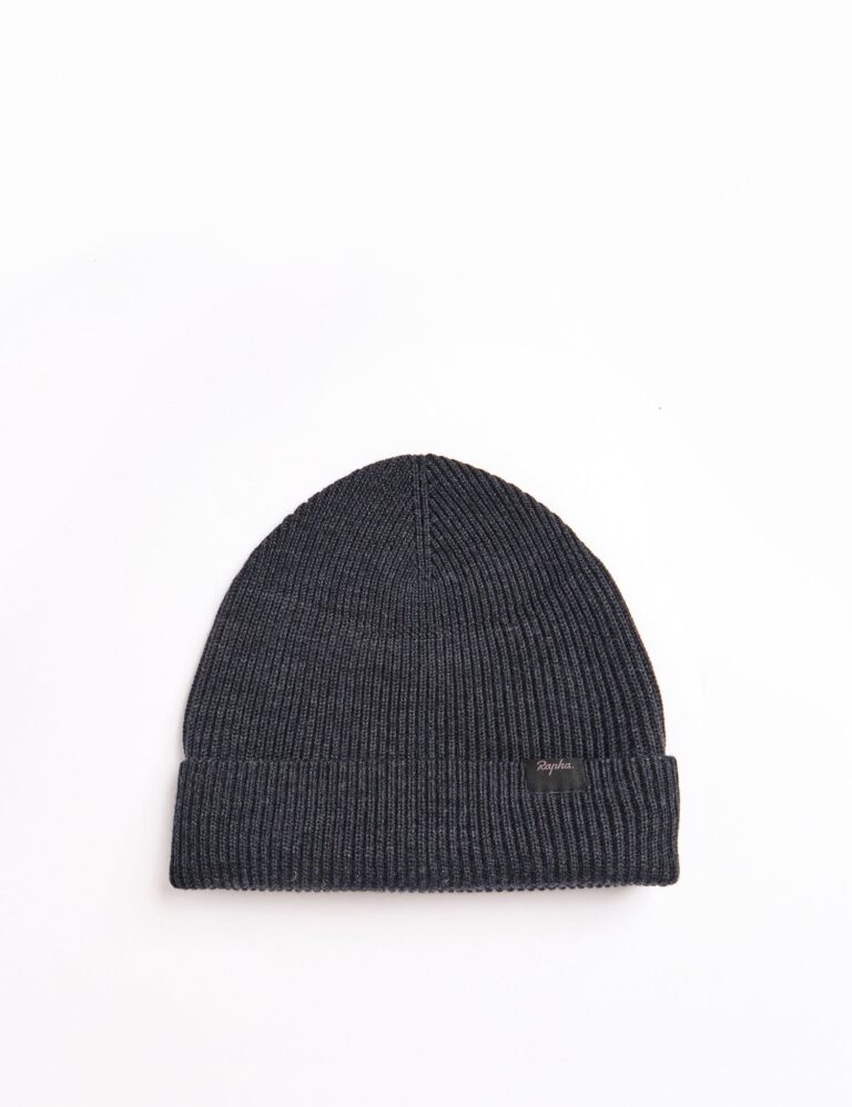 Rapha Logo Beanie Hat – Charcoal