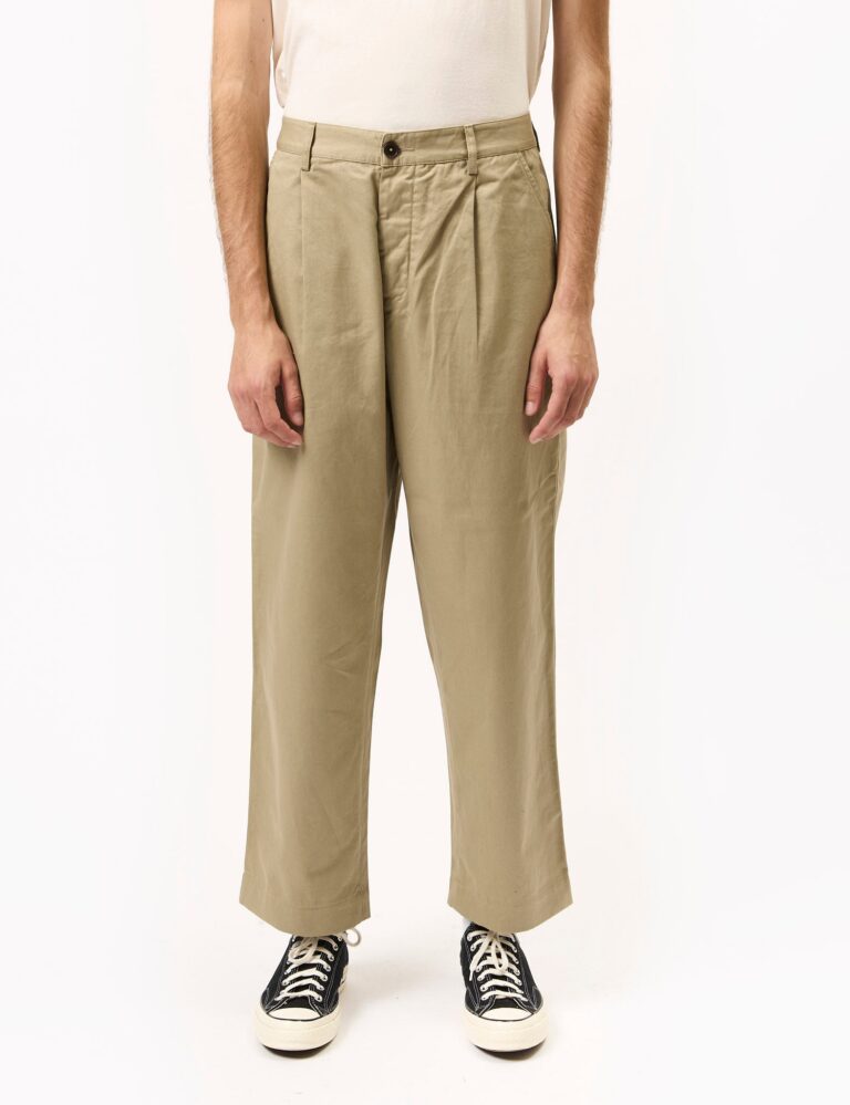 Universal Works Duke Pant (Twill) – Stone