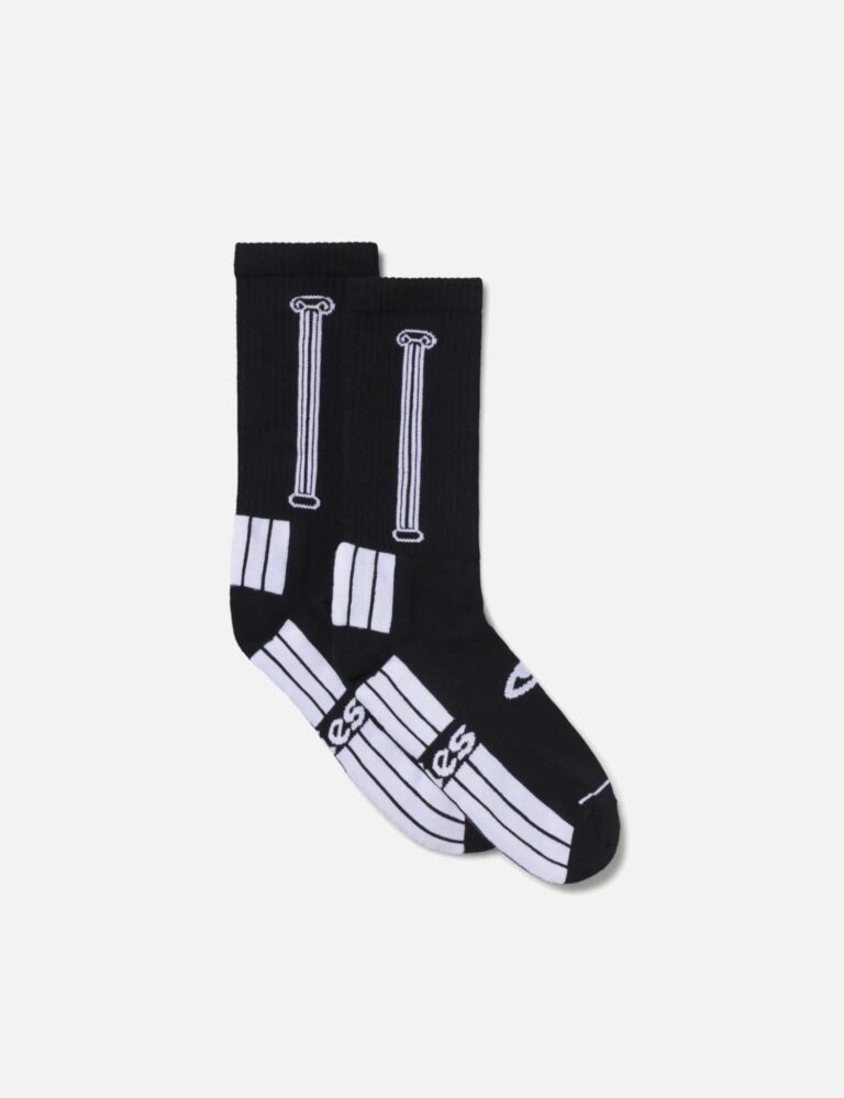 Aries Column Socks – Black