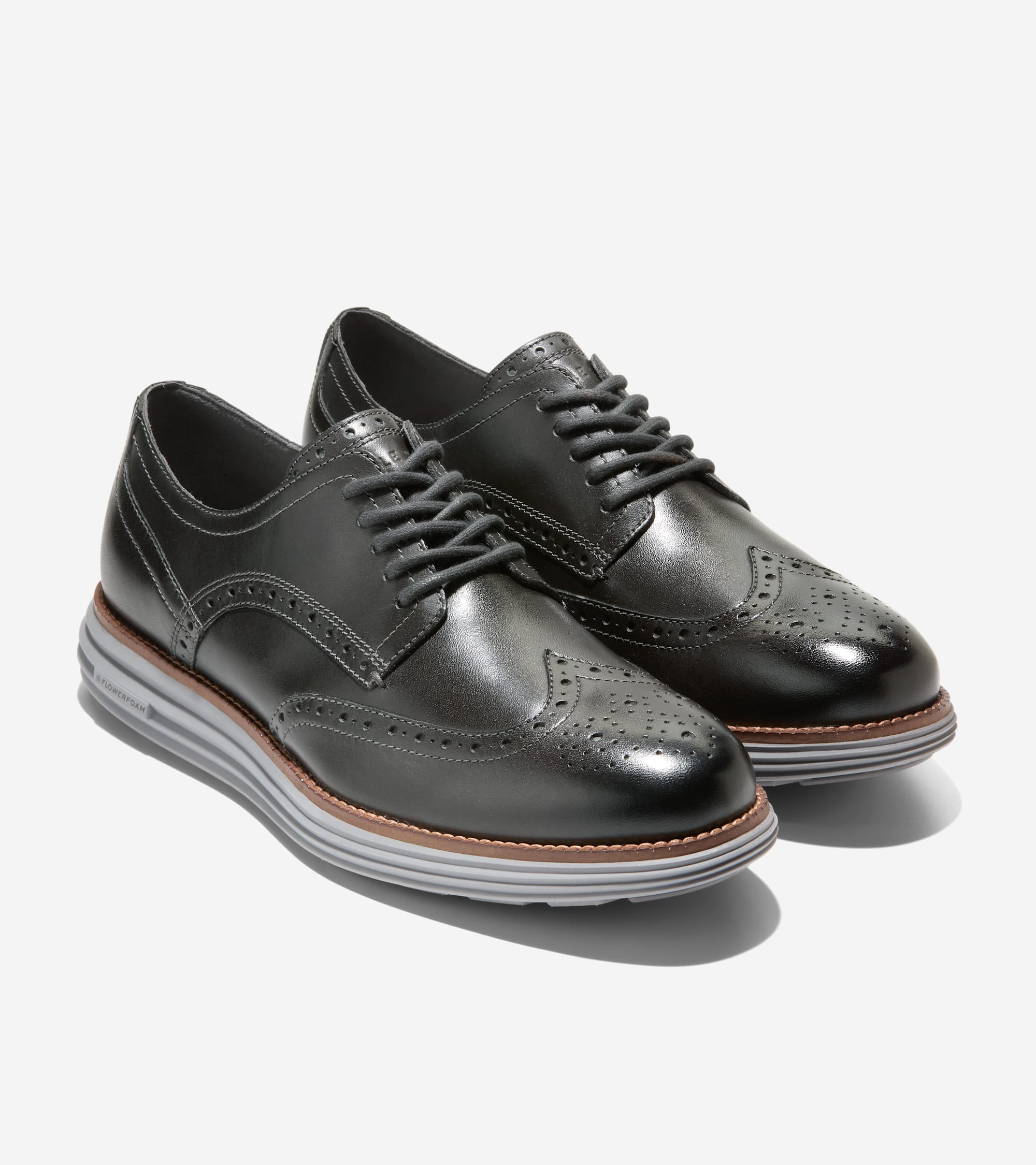 Cole Haan Men's Øriginal Grand Remastered Wingtip Oxford Shoes - Black | Size 9.5
