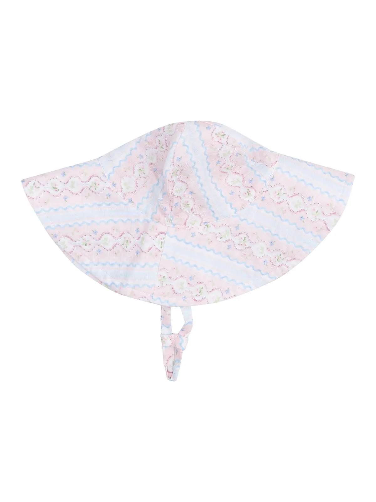 Wide Brim Sunhat, Ogee Floral