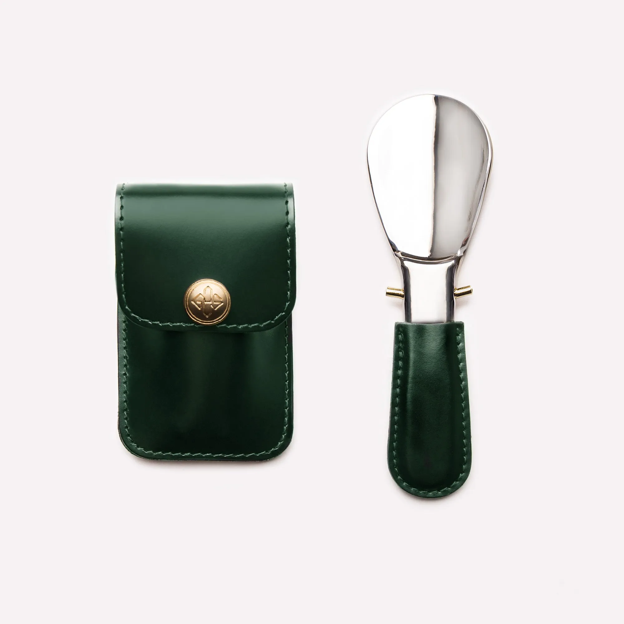 Bridle Hide Travel Shoe Horn
