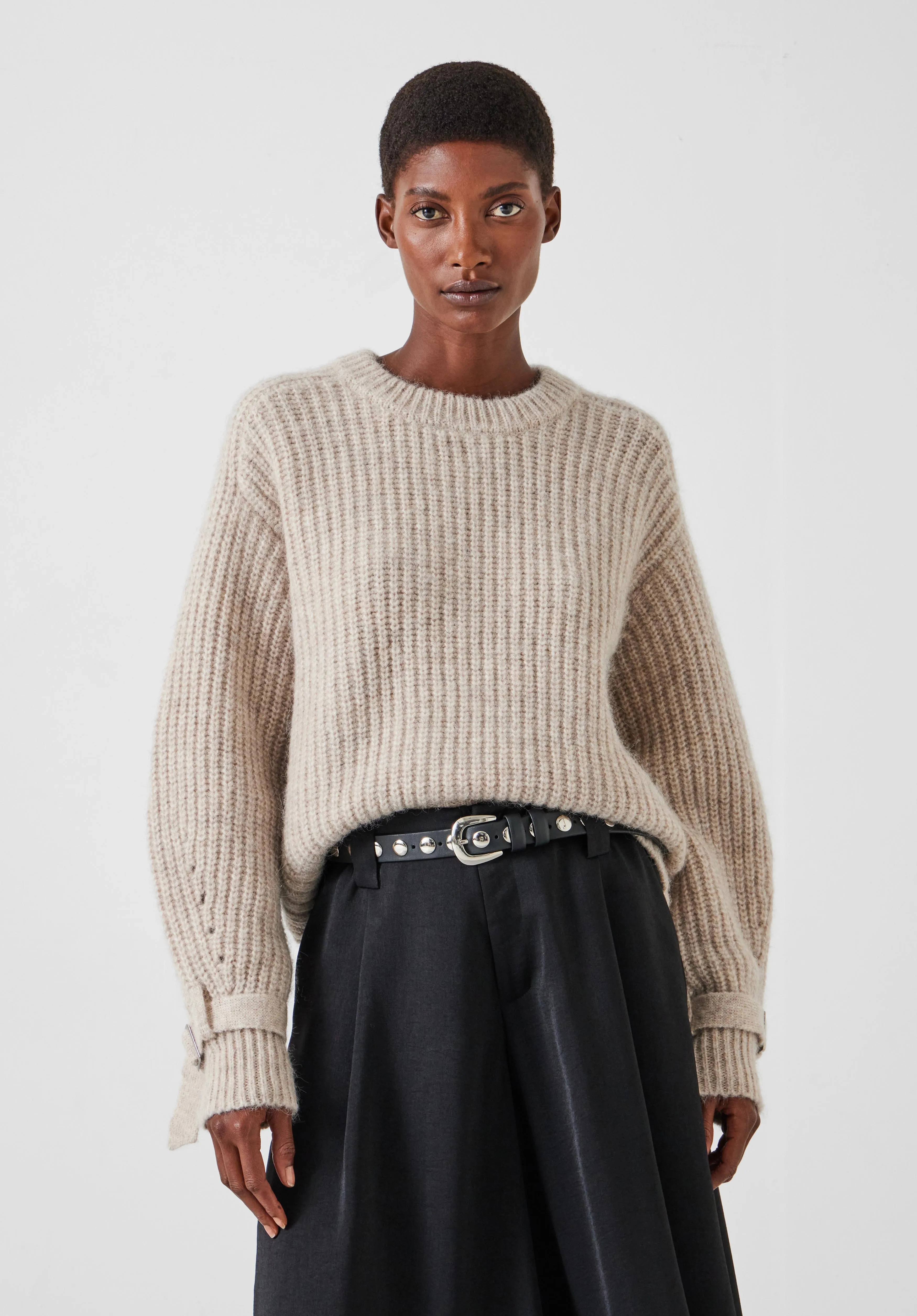hush Francis Tie and Buckle Detail Jumper