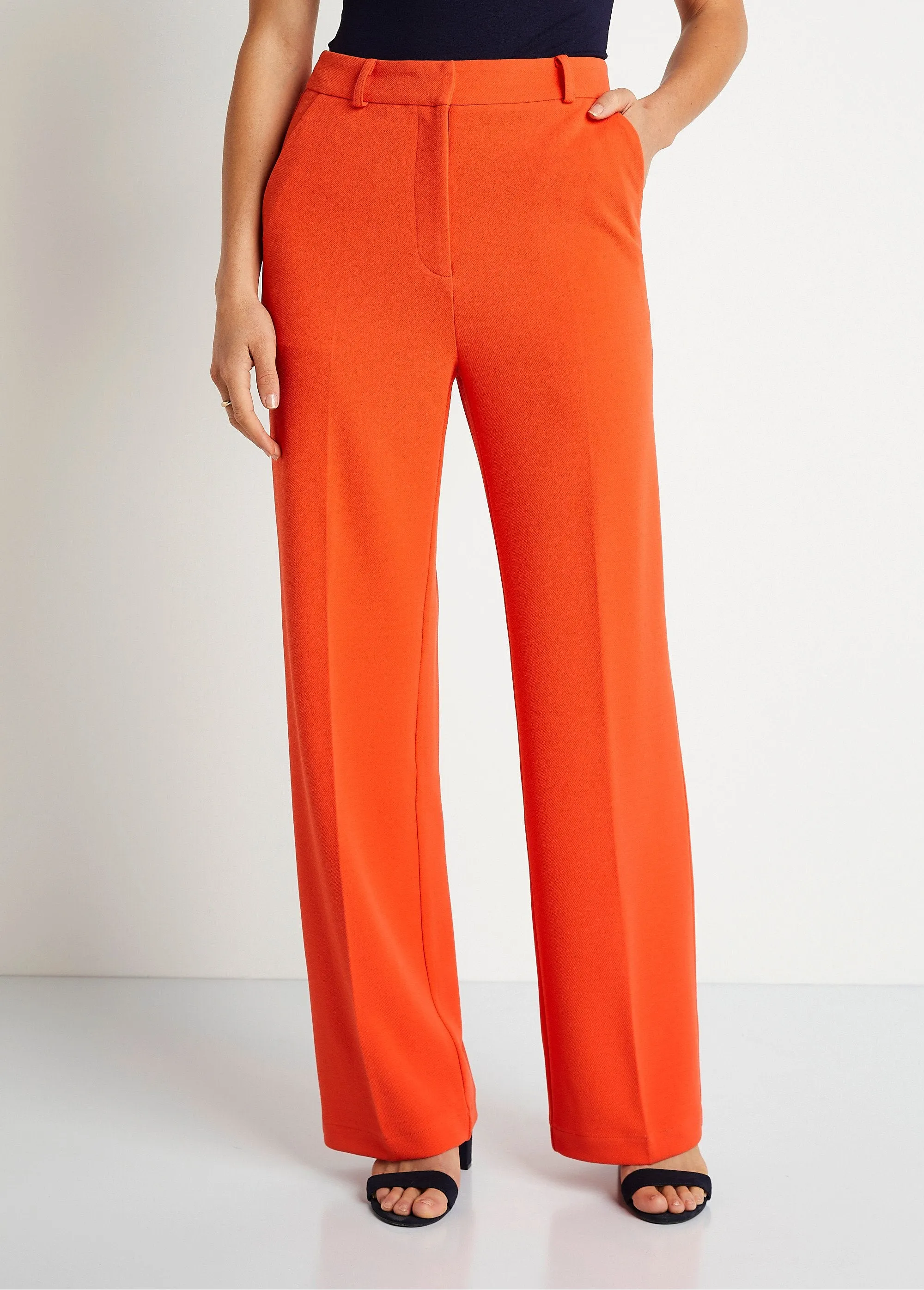 Pantalon Large Fluide Style Rétro - Marque RÉTRO & ICÔNE - Taille S/M - Vert - Occasion Très Bon état