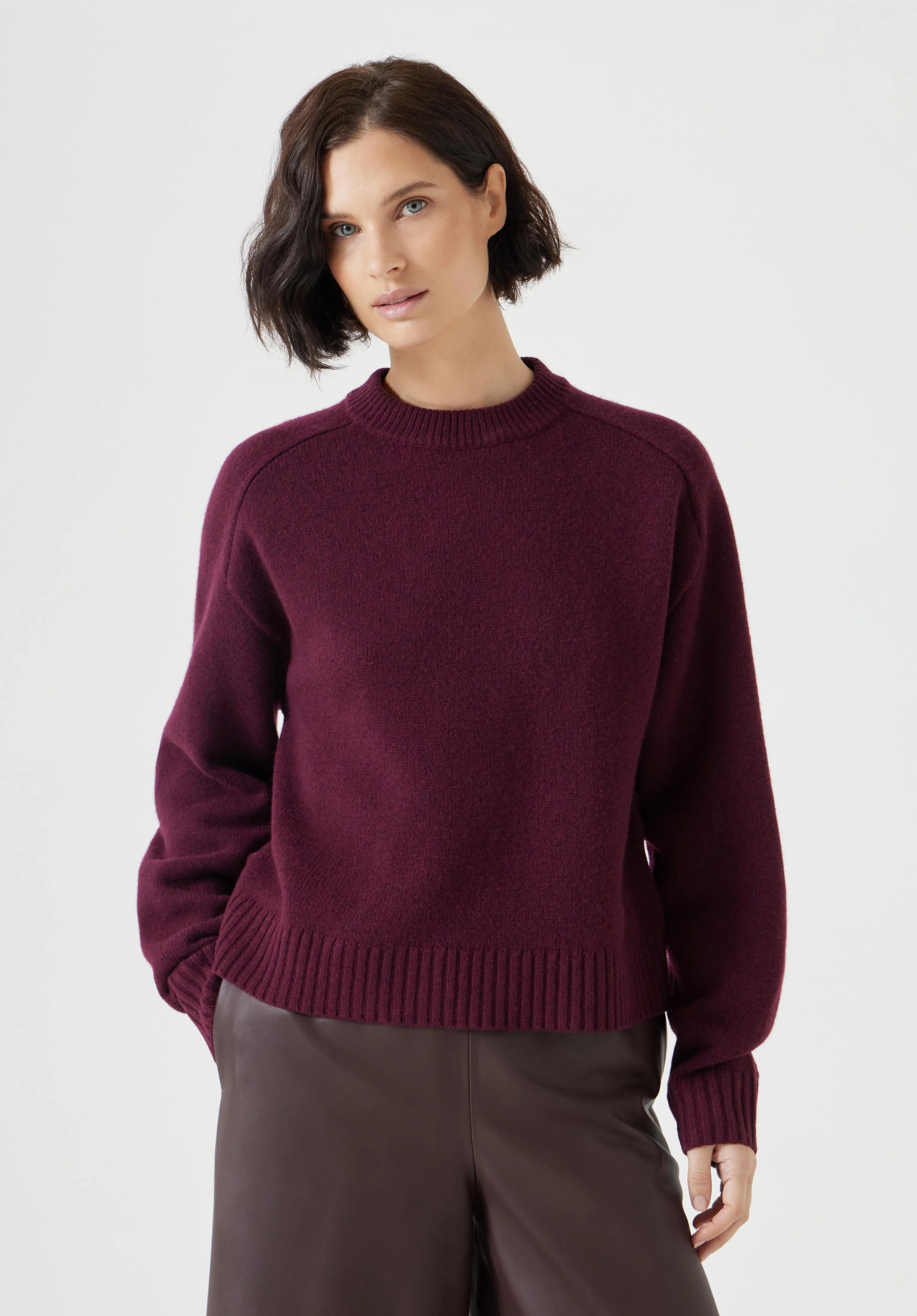 hush Nina Merino Wool Crew Jumper