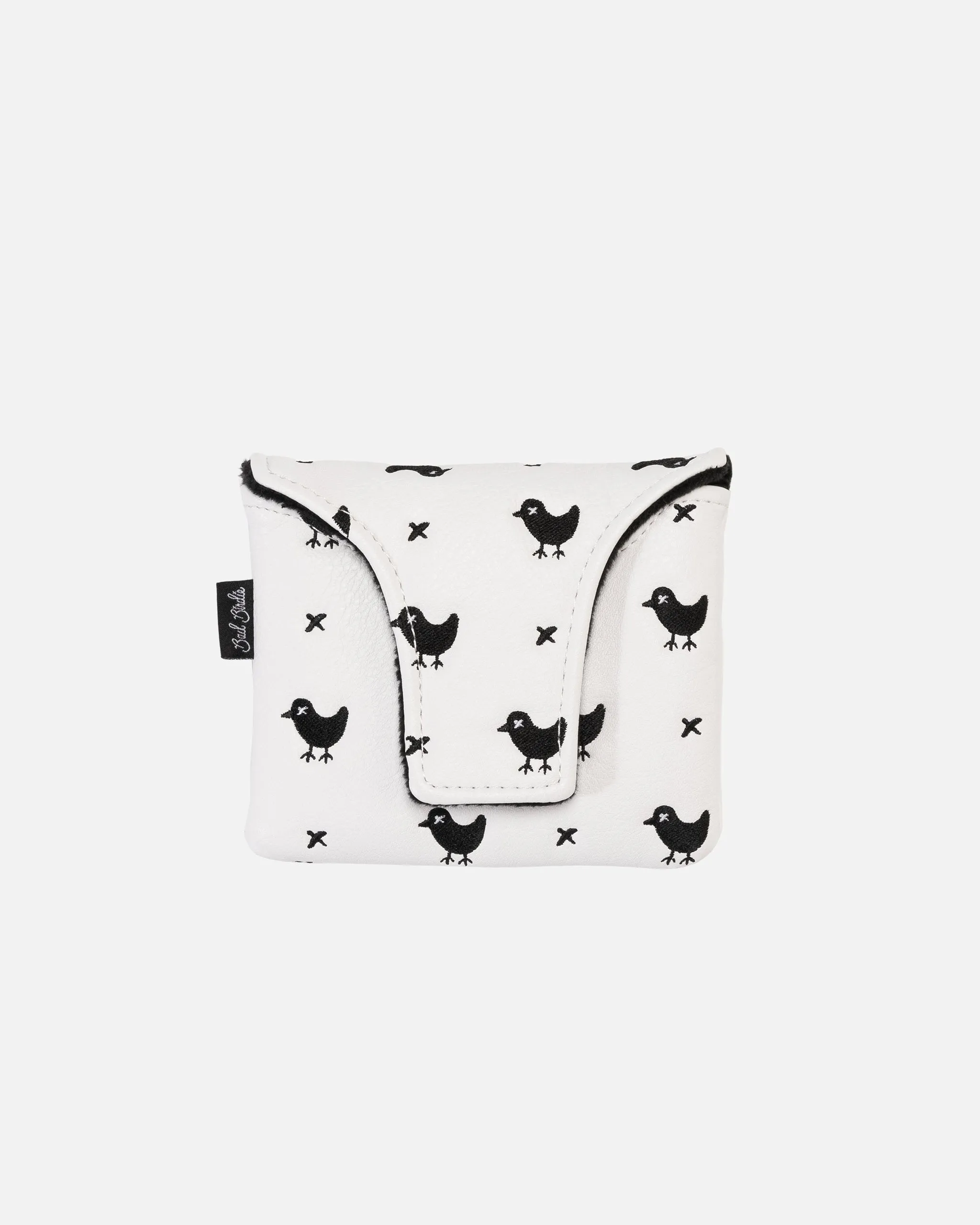 Tossed Logo Mallet Putter Headcover - White