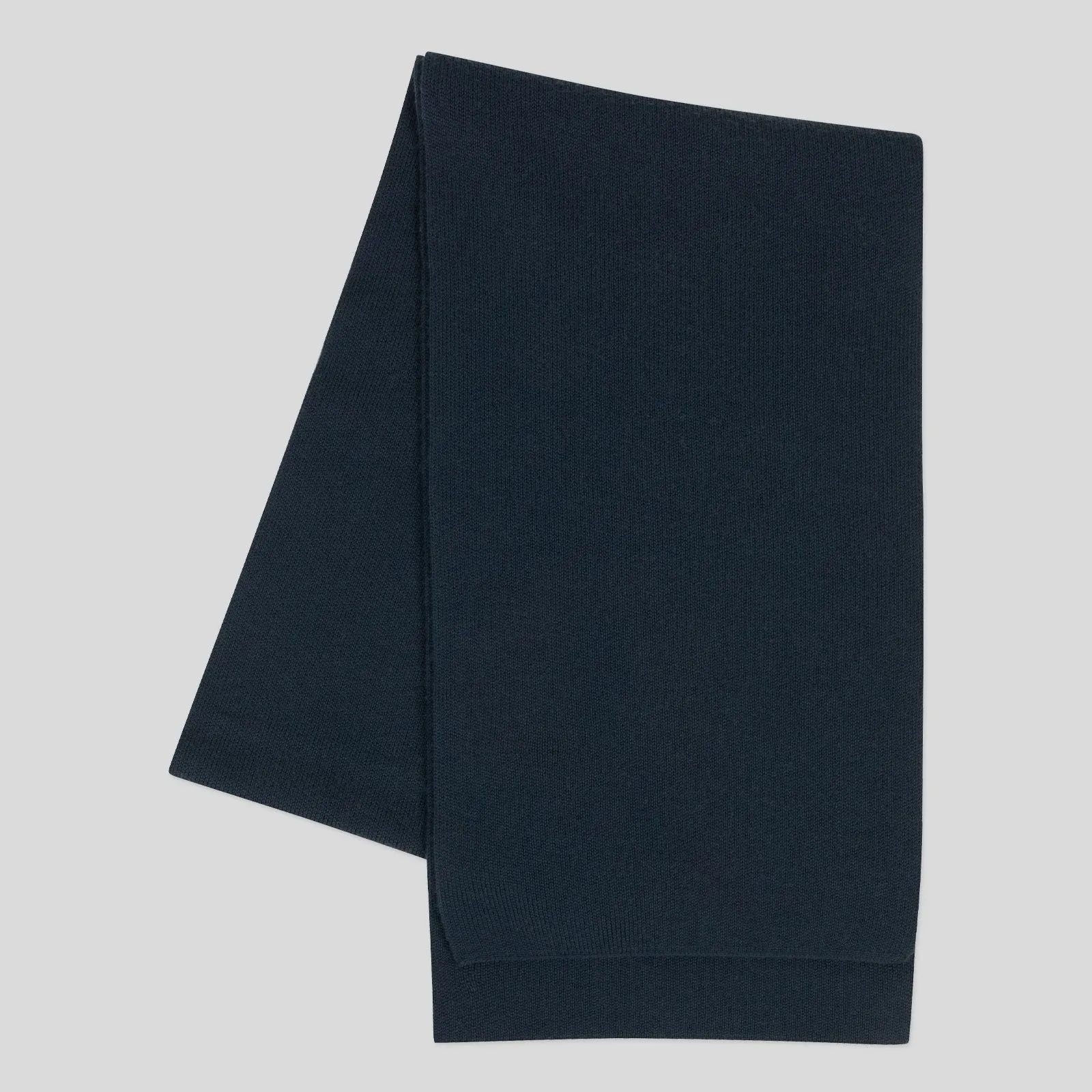 John Smedley - Unisex - Nevis Scarf Smoke Blue, ONE - Smoke Blue - One