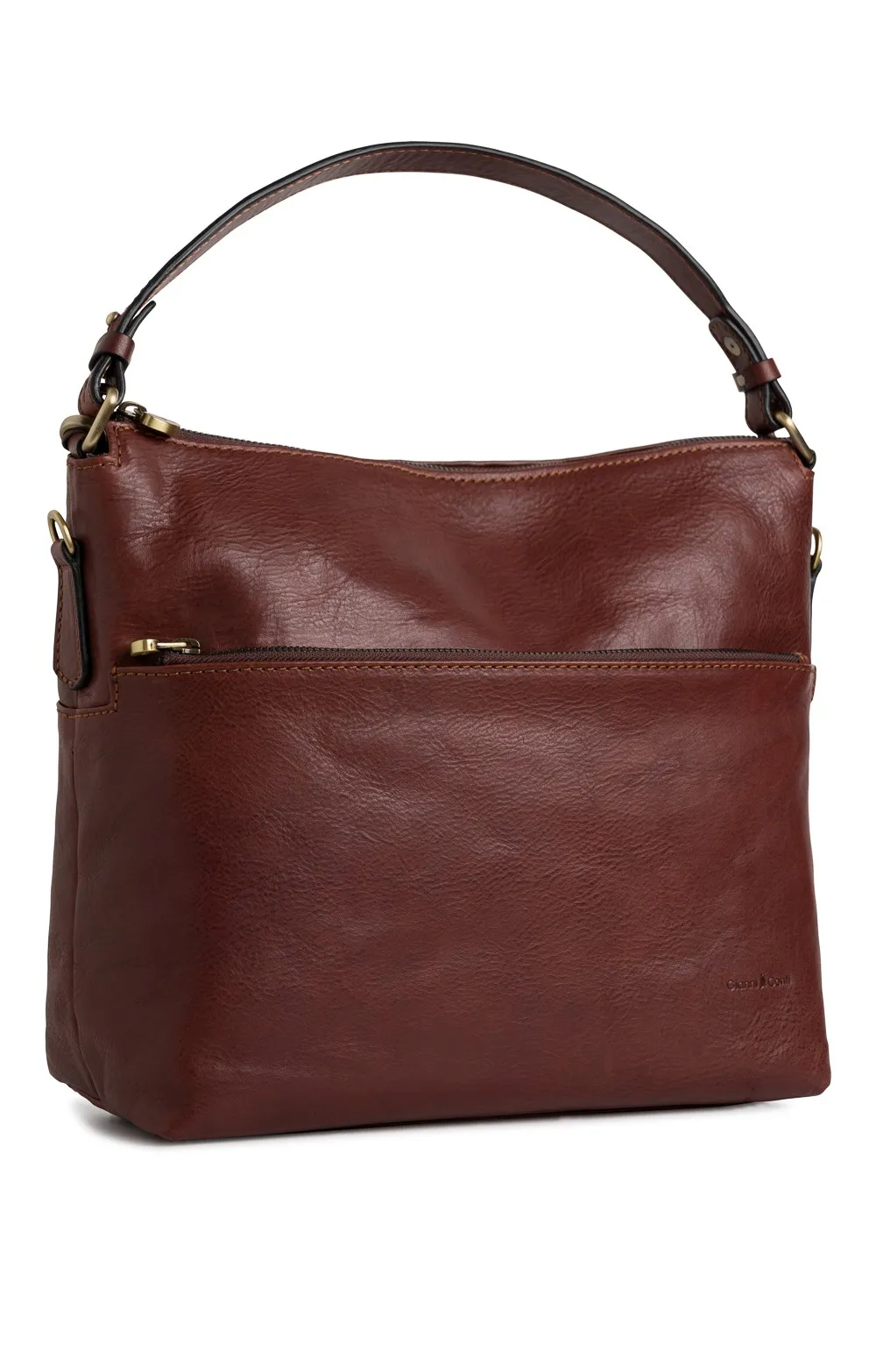 Ladies Gianni Conti Slouchy Leather Bag