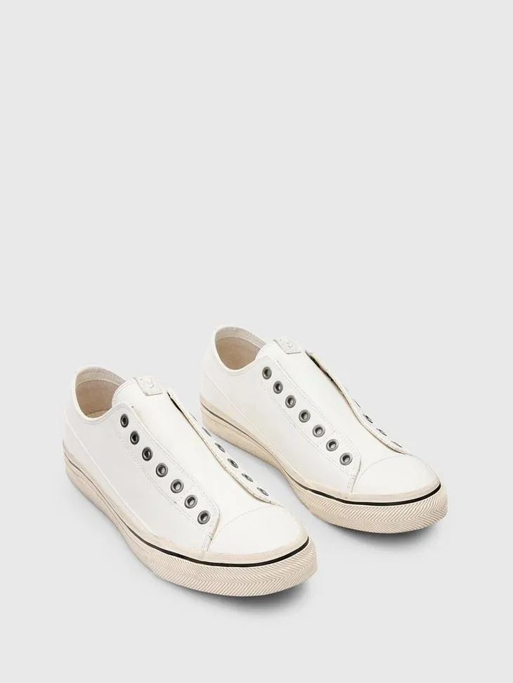 John Varvatos VULC LACELESS LOW TOP