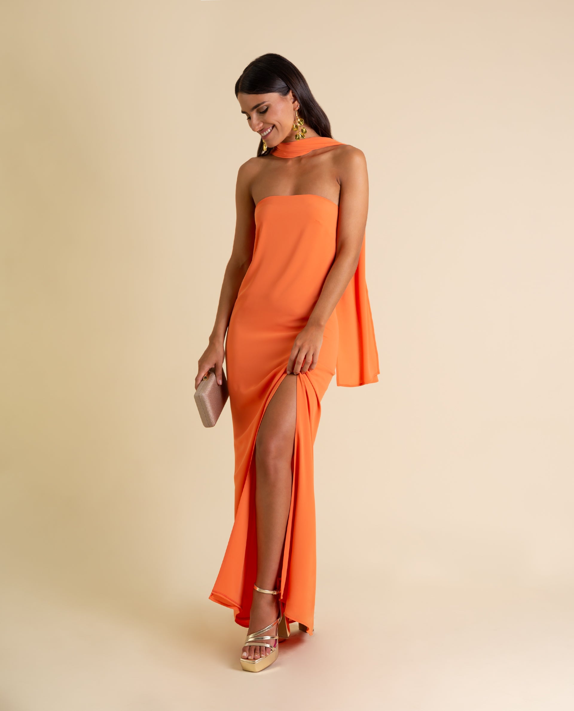 VESTIDO MRS. ARTEAGA · NARANJA