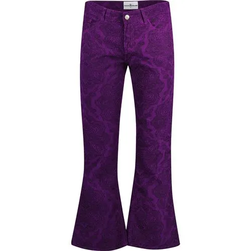 Killer Paisley MADCAP ENGLAND 70s Cord Flares (P)