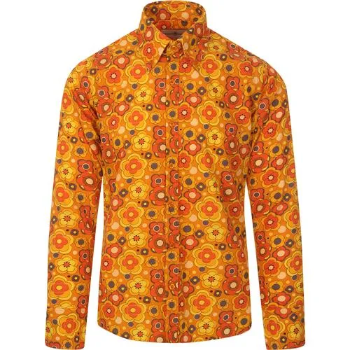 Trip Retro Floral MADCAP ENGLAND 60s Mod Shirt