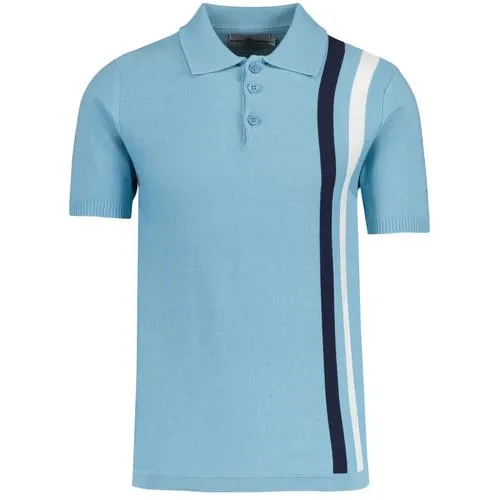 Beck MADCAP ENGLAND Mod Racing Stripe Knit Polo AB