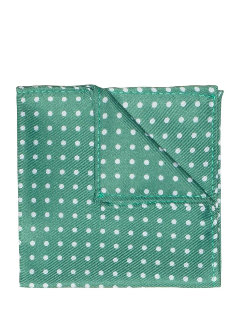 Boys green spotty hanky