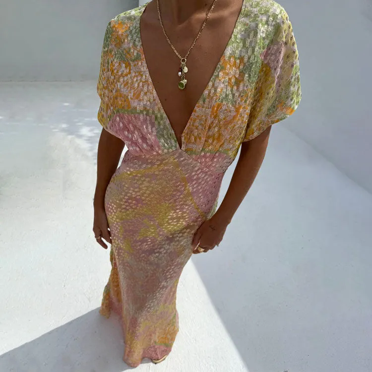 Pink Boho Elodie Dress