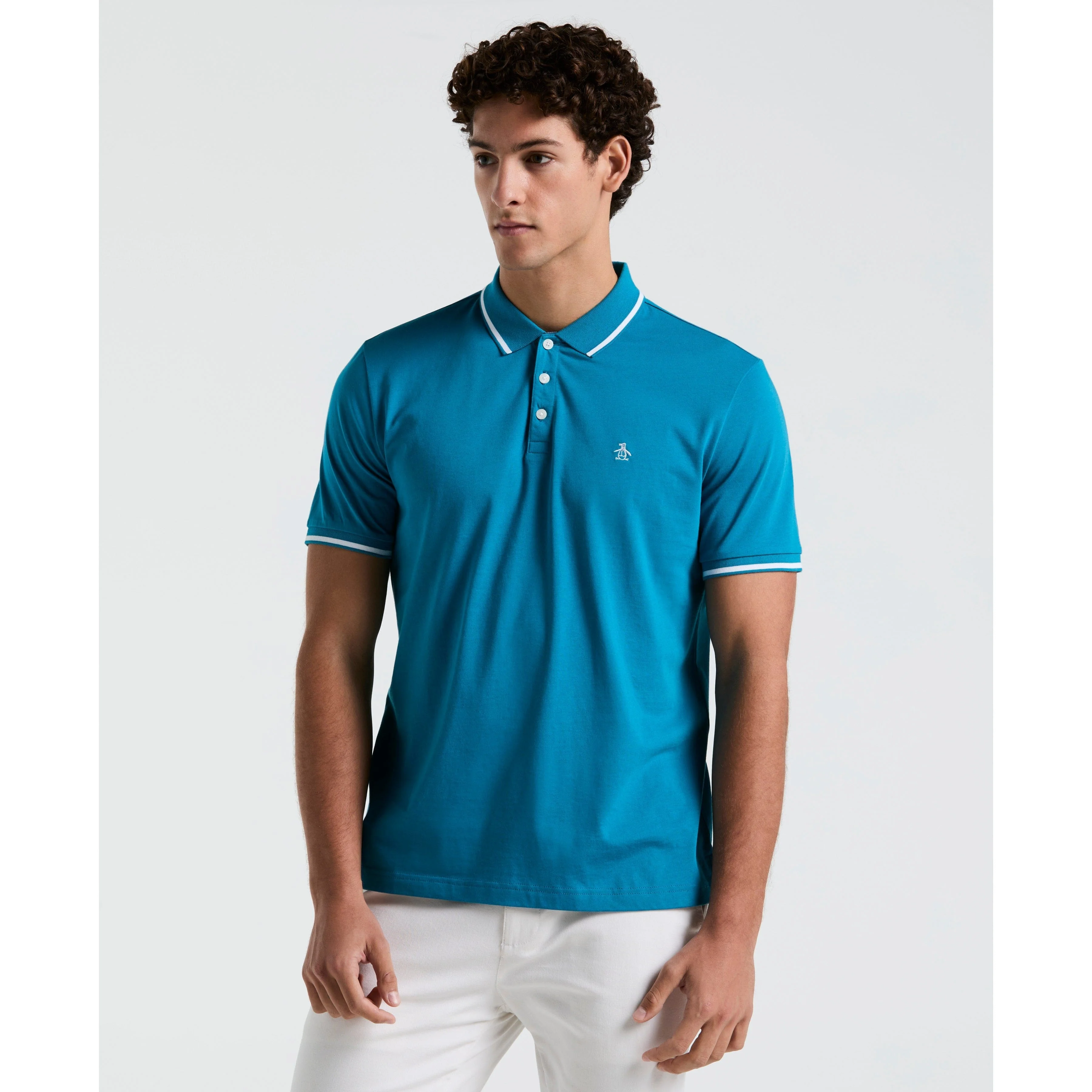 Tipped Jersey Polo