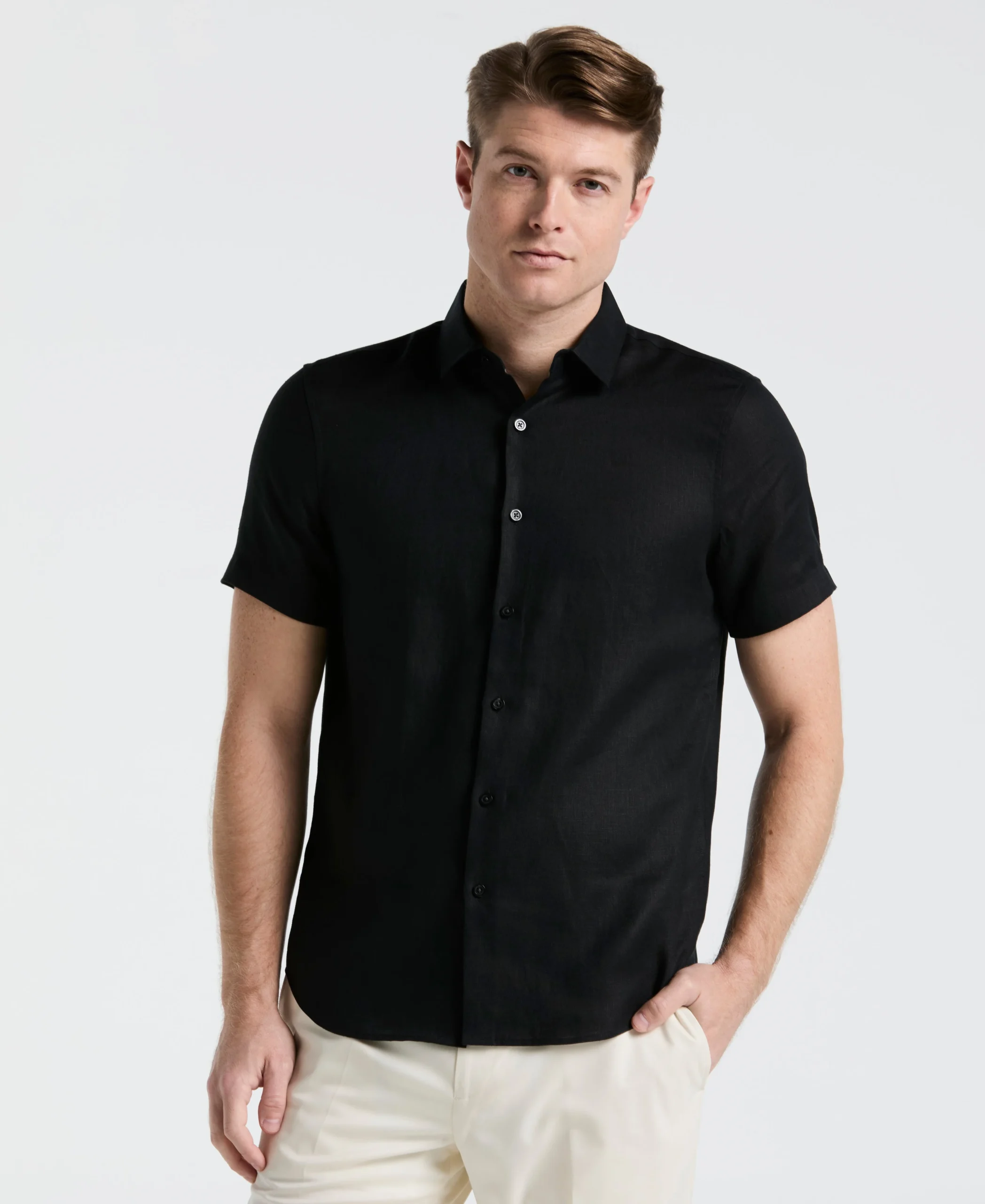 Solid Linen Shirt