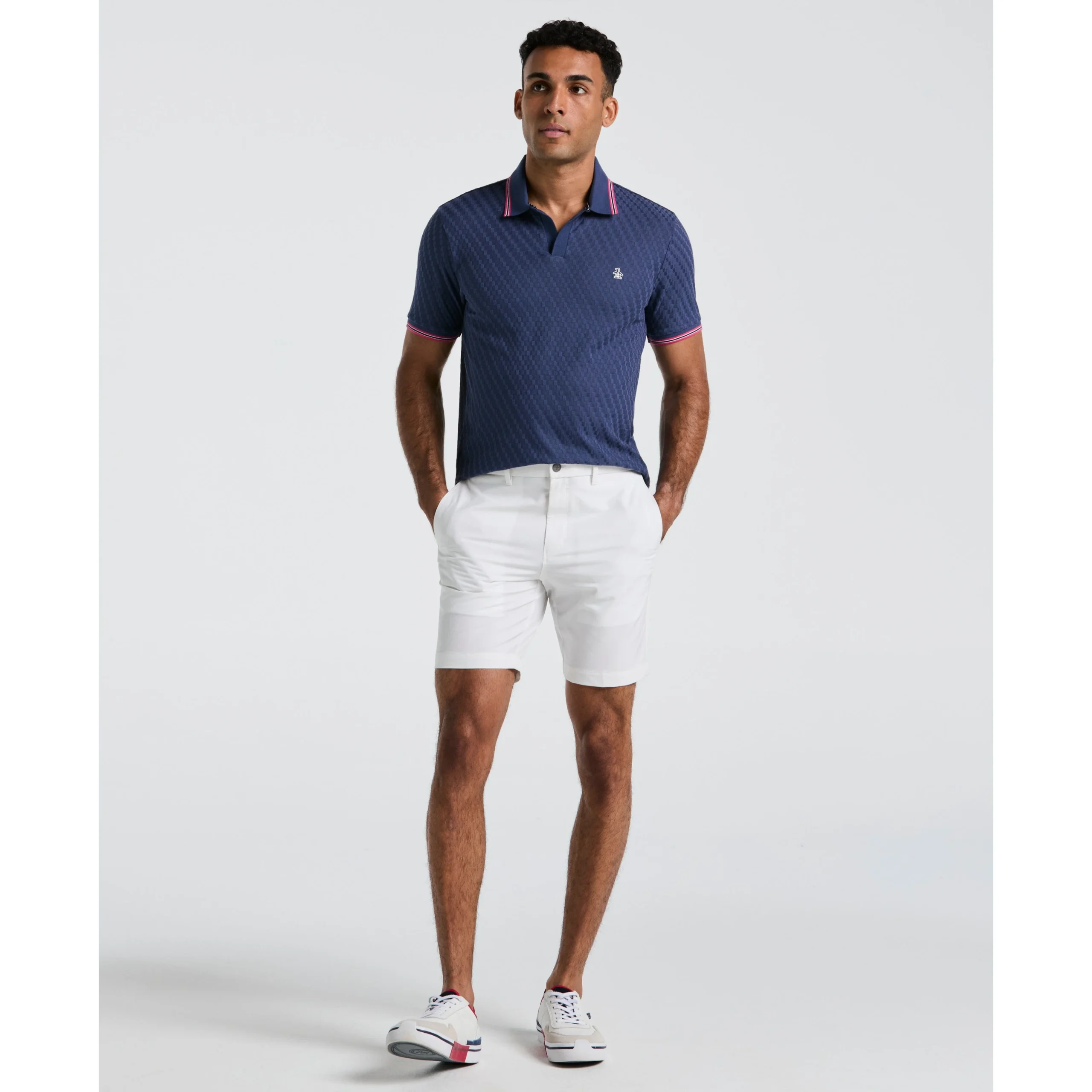 8" Technical Flat Front Golf Short