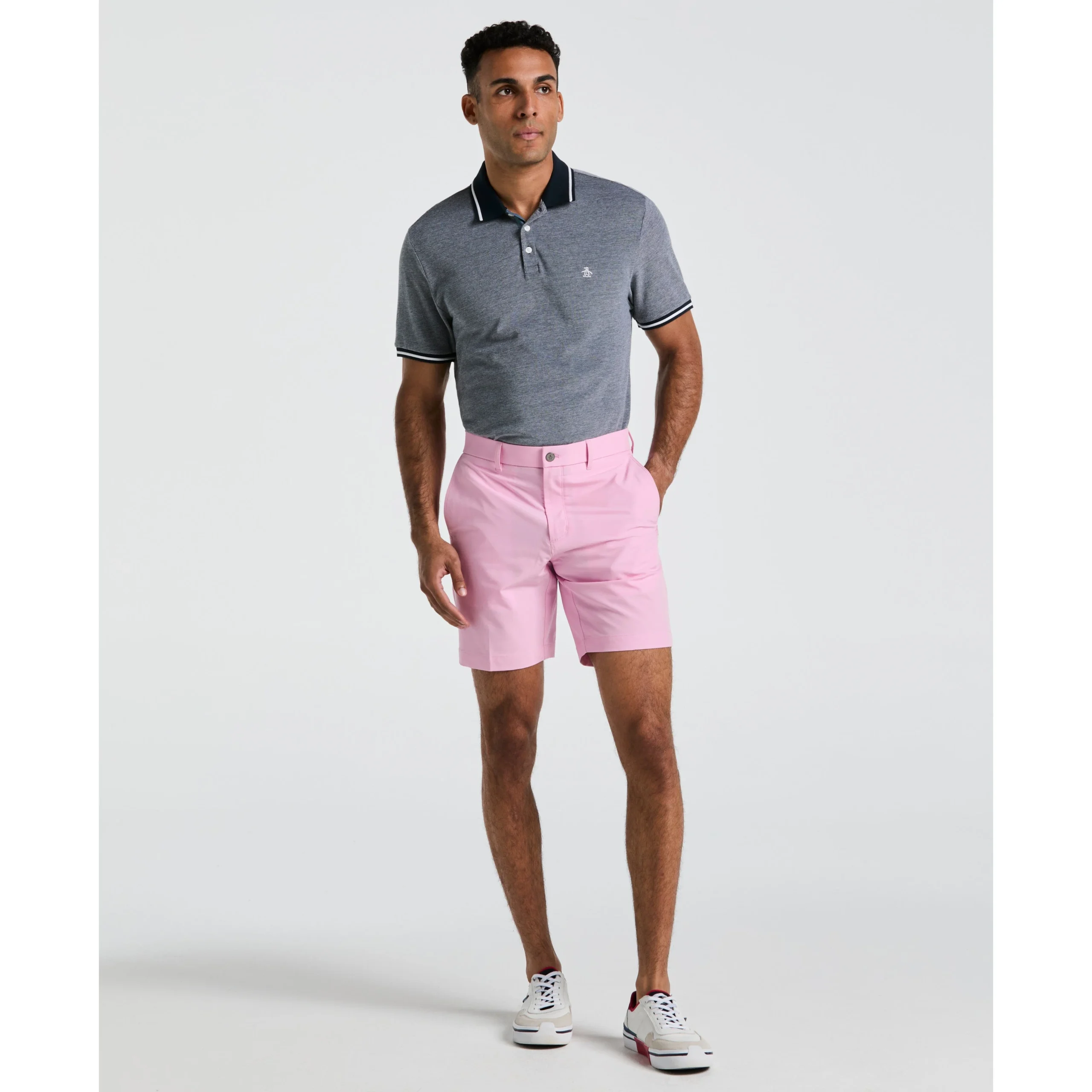 8" Technical Flat Front Golf Short
