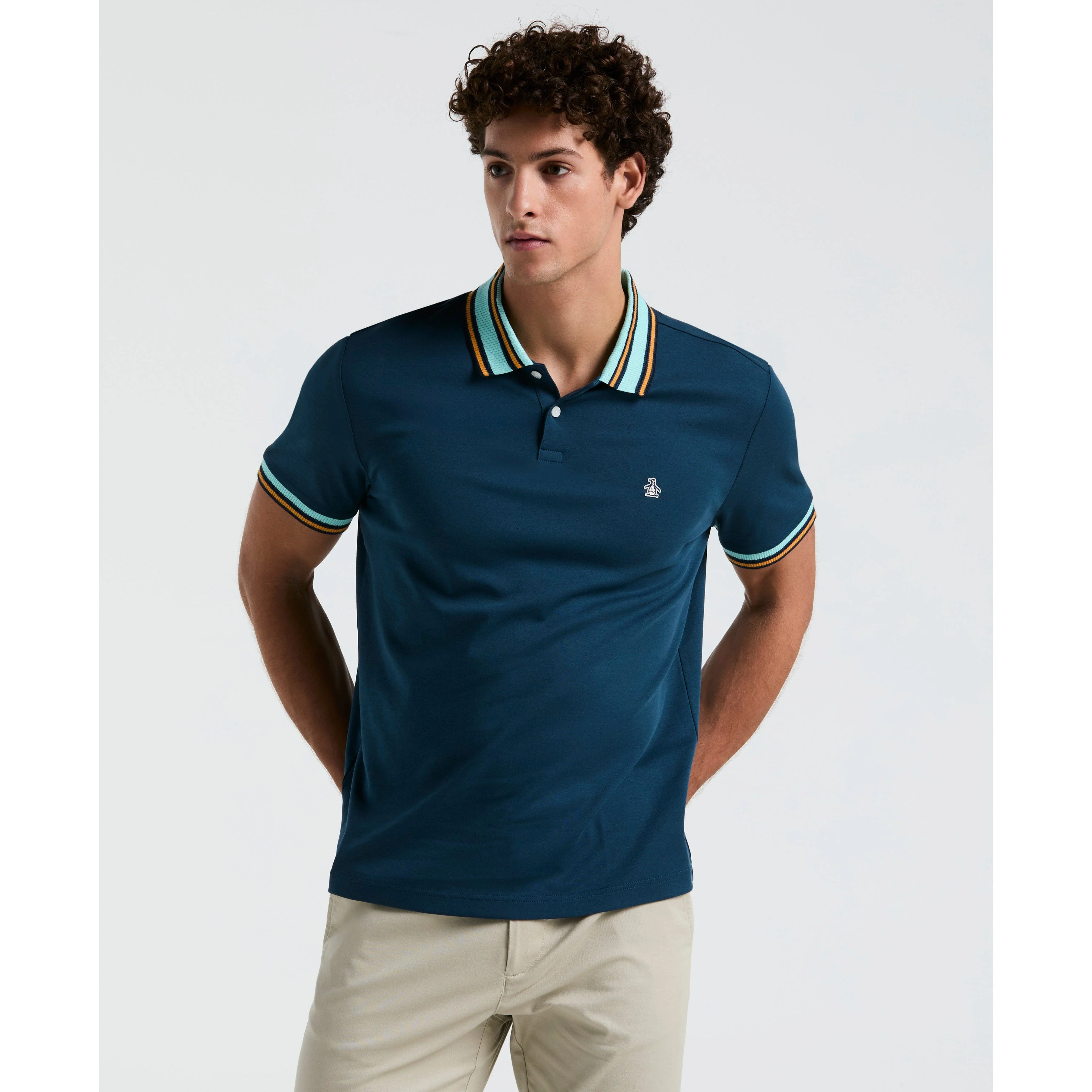 Tipped Collar Polo