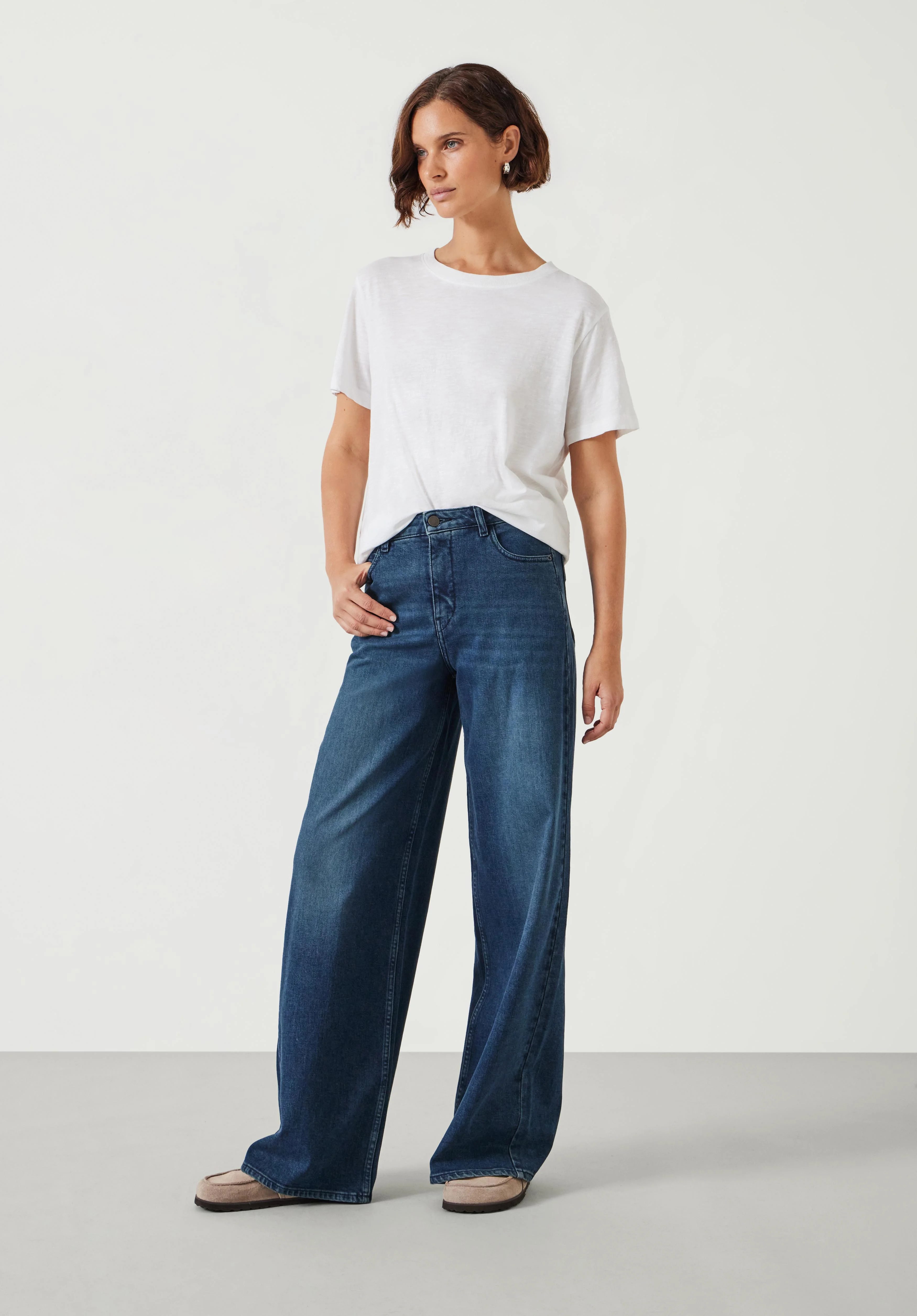 hush Nessa Wide Leg Jeans
