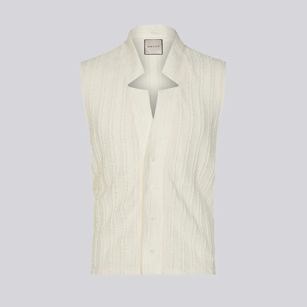 Star Neck Cardigan Buttoned