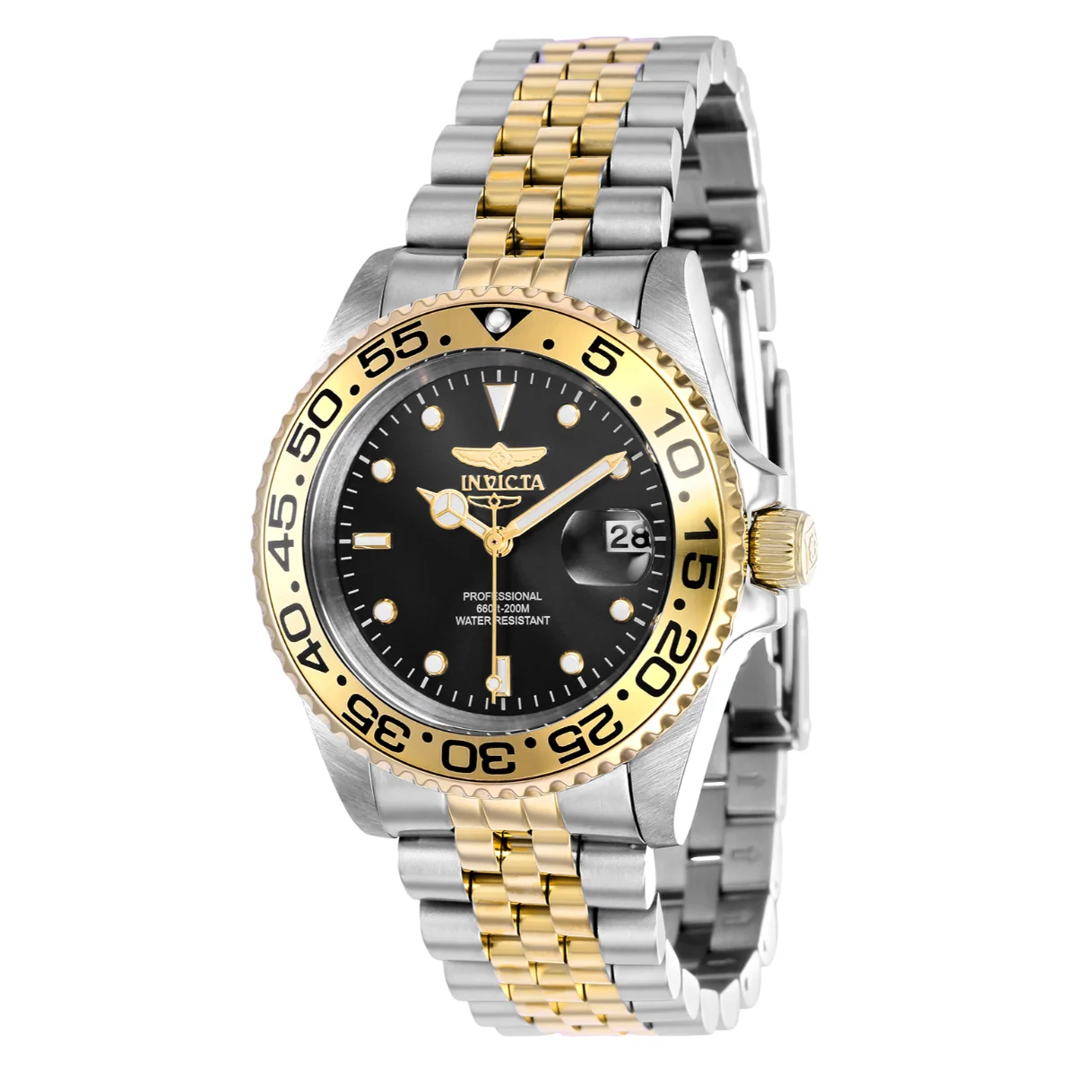 Invicta Pro Diver Unisex Watch - 38mm, Steel, Gold (37163)