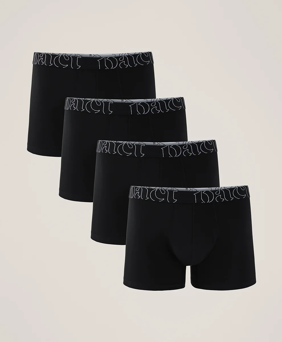 Organic Everyday Trunk 4-Pack by pact in Pact Signature Fair Trade, Mens Size Medium