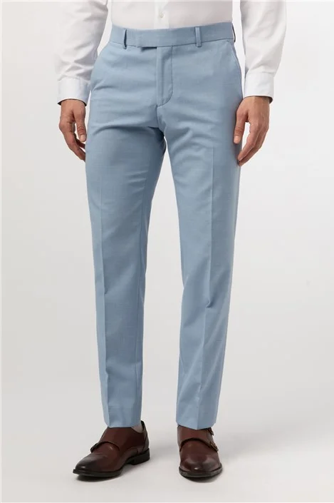 Antique Rogue Slim Fit Montrose Cloud Blue Men's Trousers
