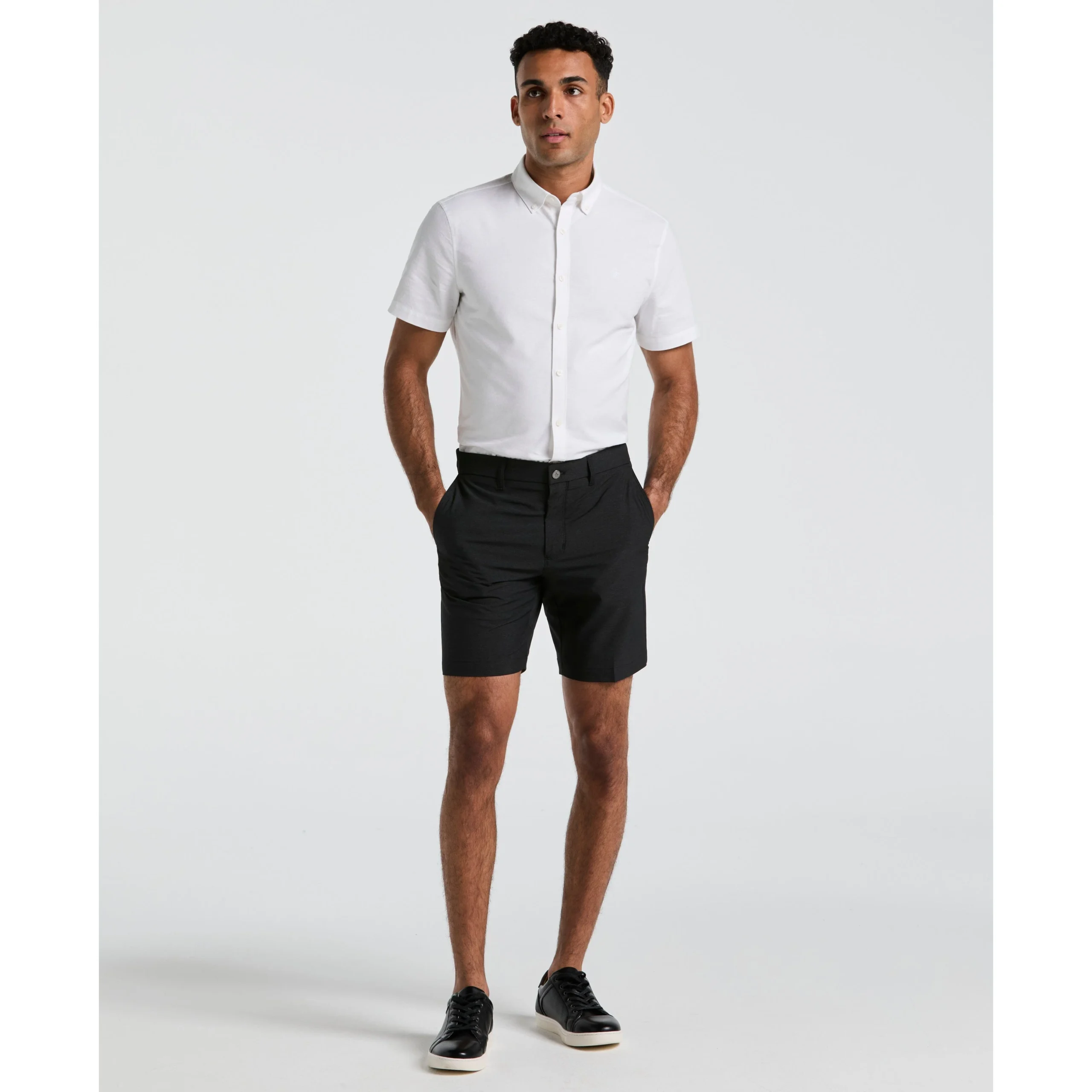 8" Technical Flat Front Golf Short