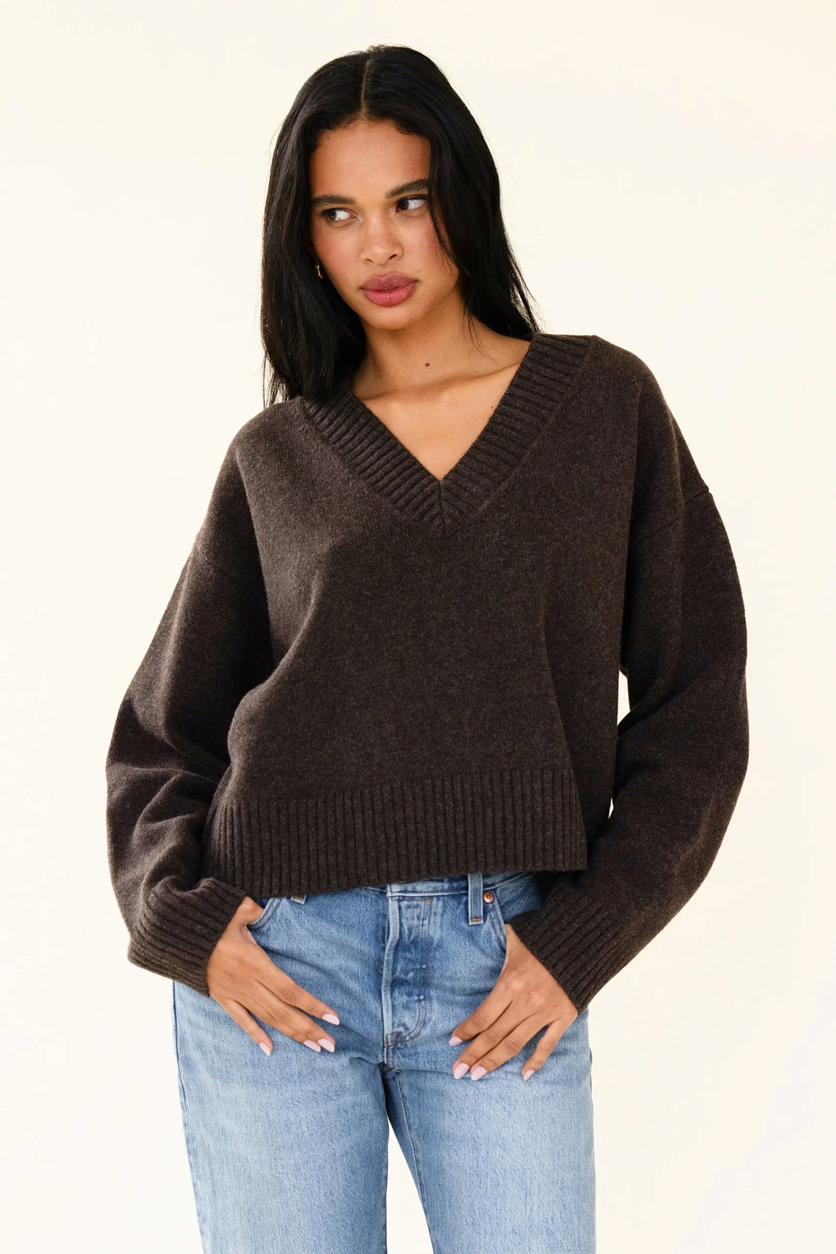 ELORA KNIT - COFFEE