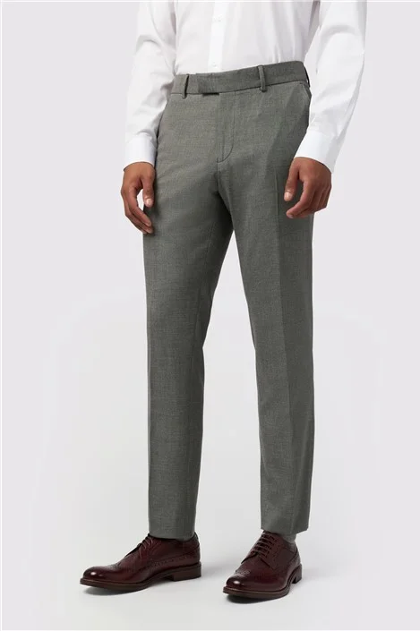 Antique Rogue Slim Fit Grey Texture Men's Trousers