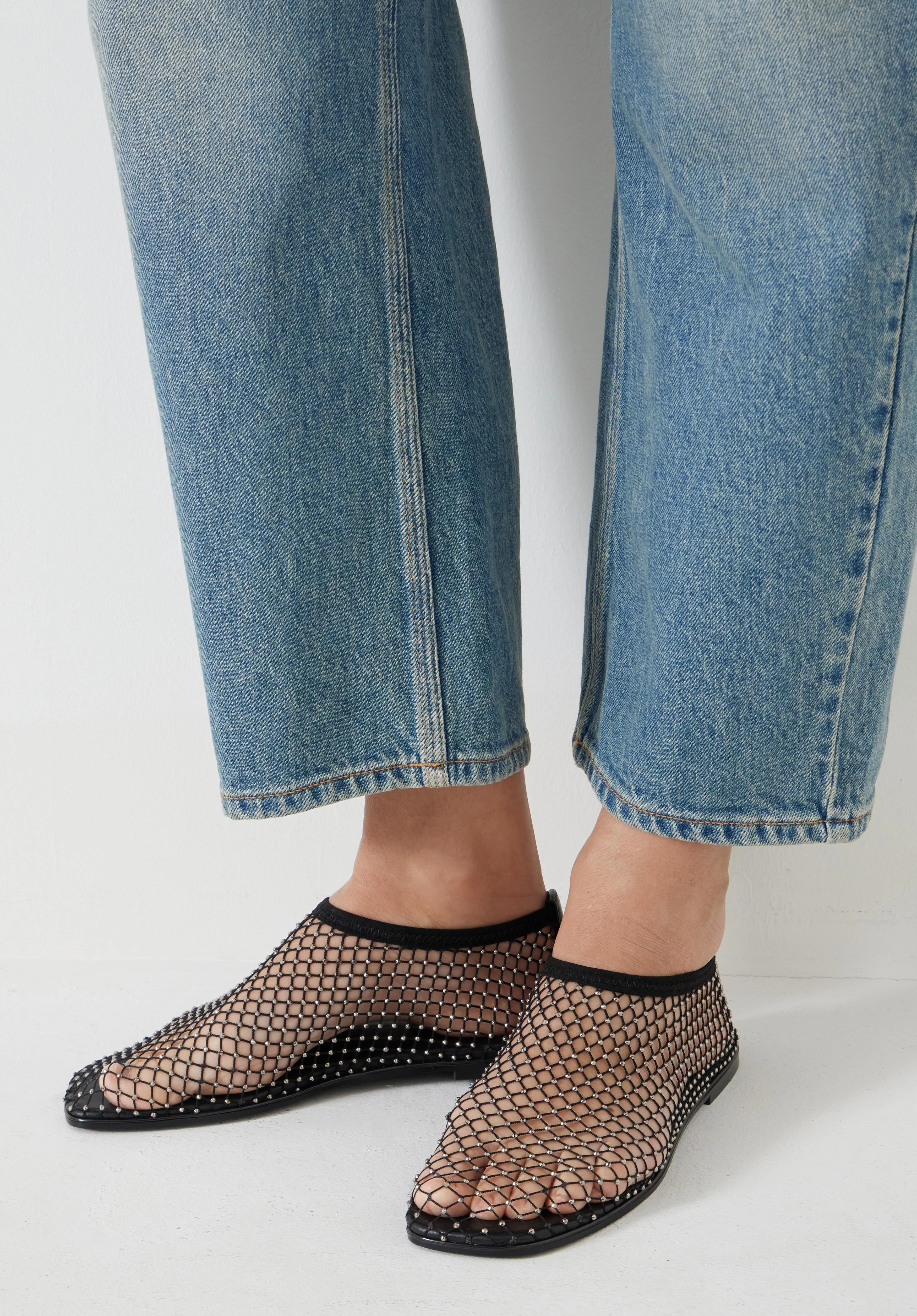 hush Gem Mesh Flats