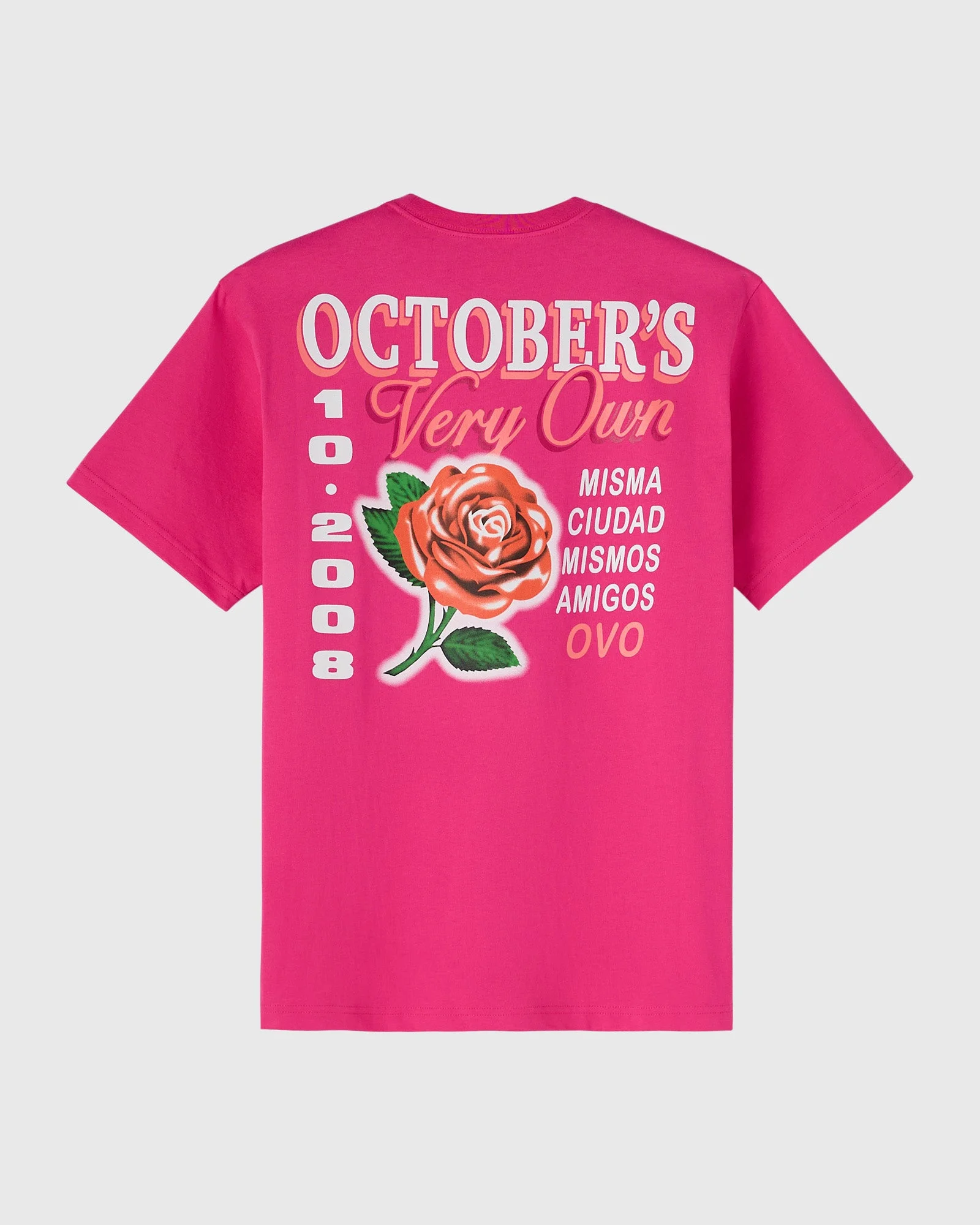 Rose Drop T-Shirt - Fuchsia