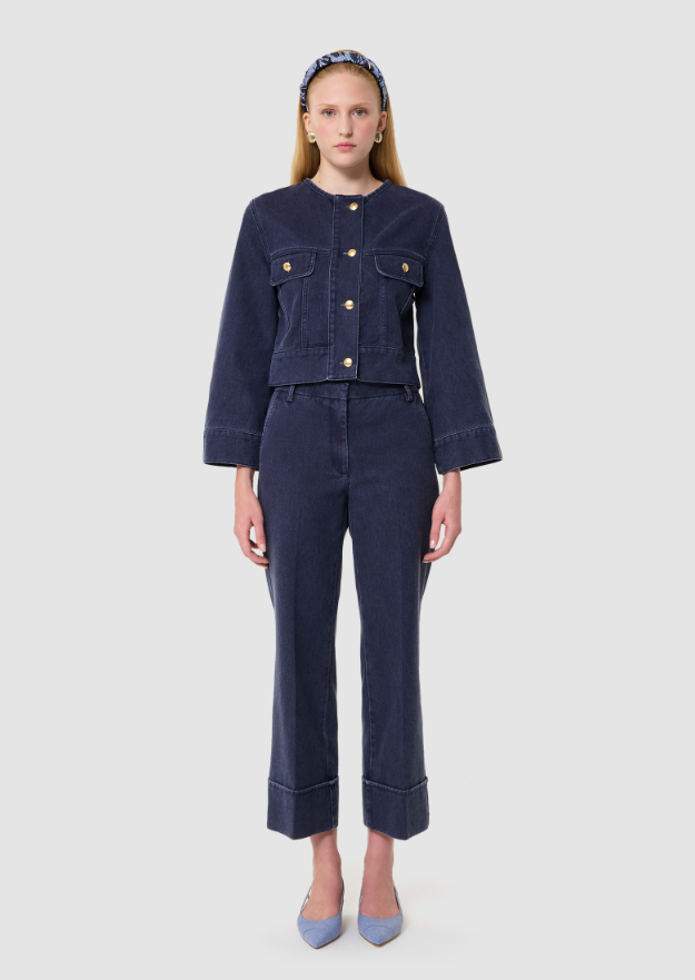 Pierre dark blue denim pants