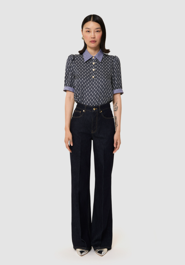 Jocelyn blue denim brut