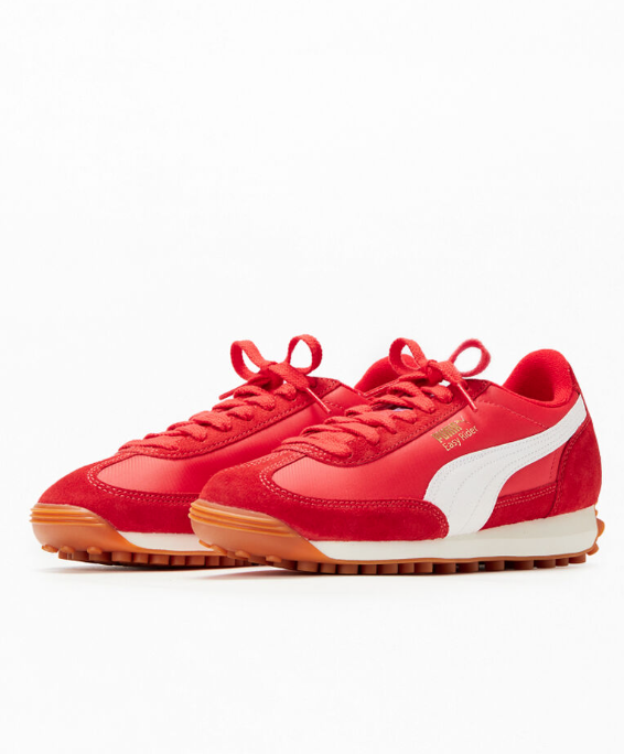 Puma Women's Red Easy Rider Vintage Sneakers
