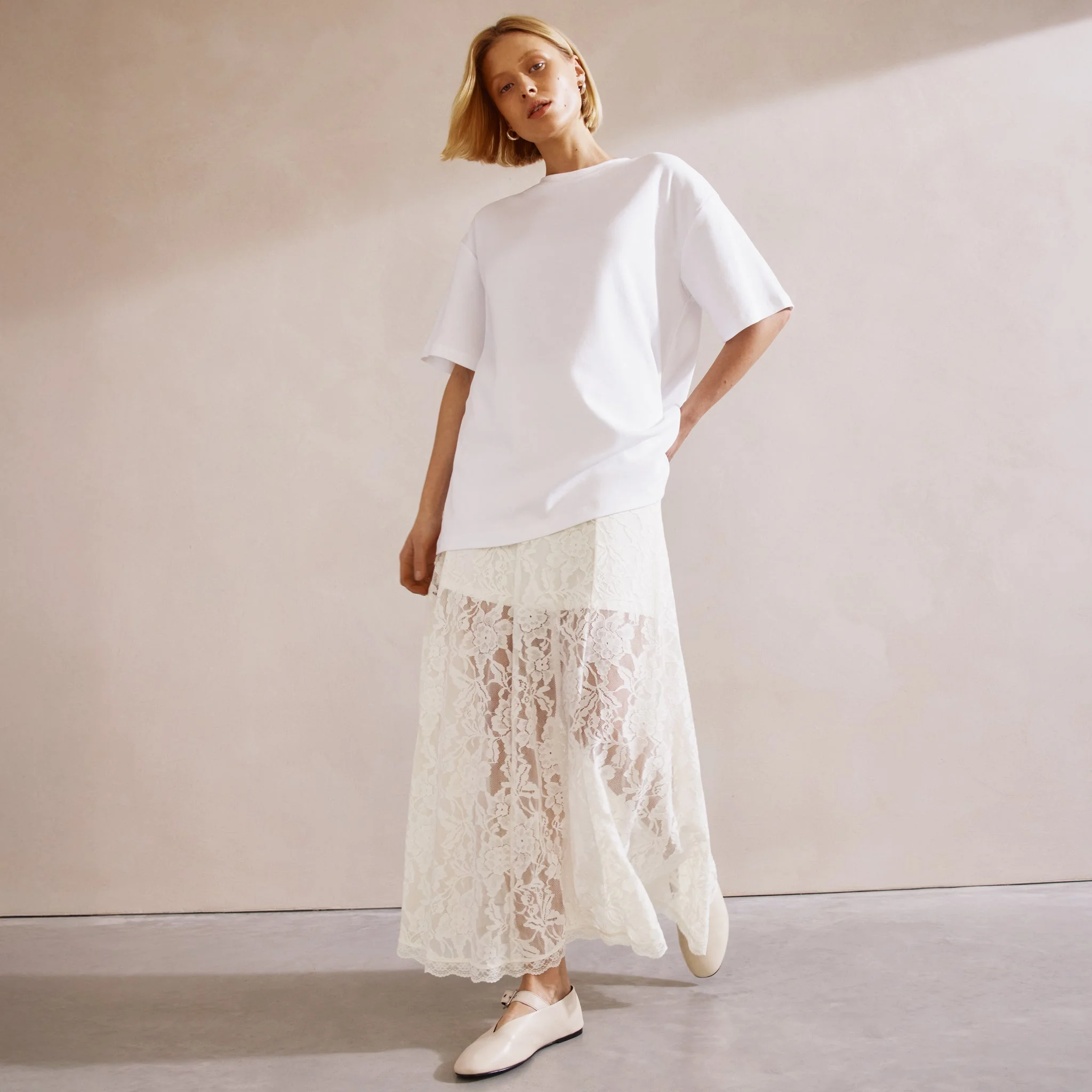 Lace Maxi Skirt