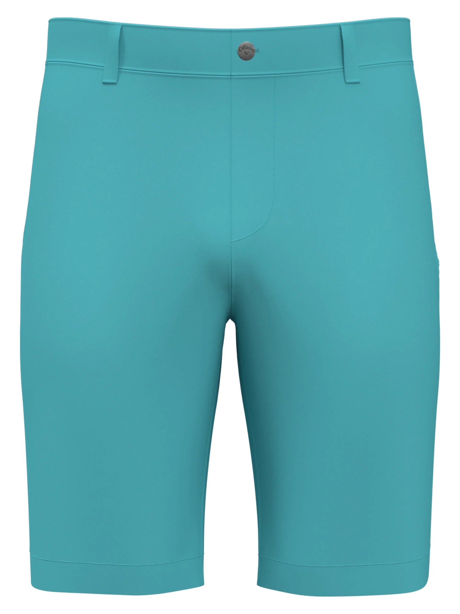 Mens 9" Flat Front Solid Golf Shorts